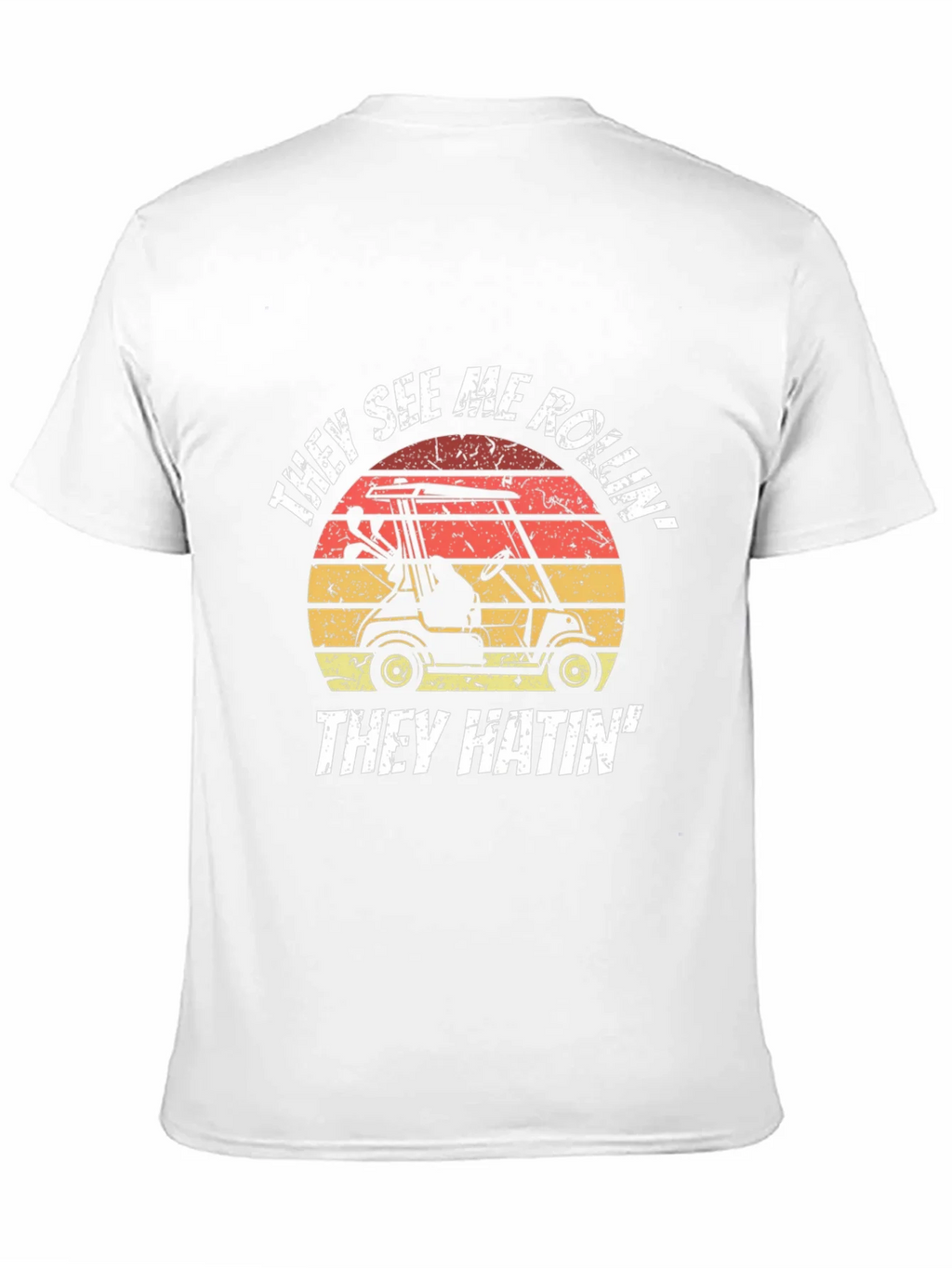 Funny Golf Cart T-Shirt - They See Me Rollin Tee product image 10