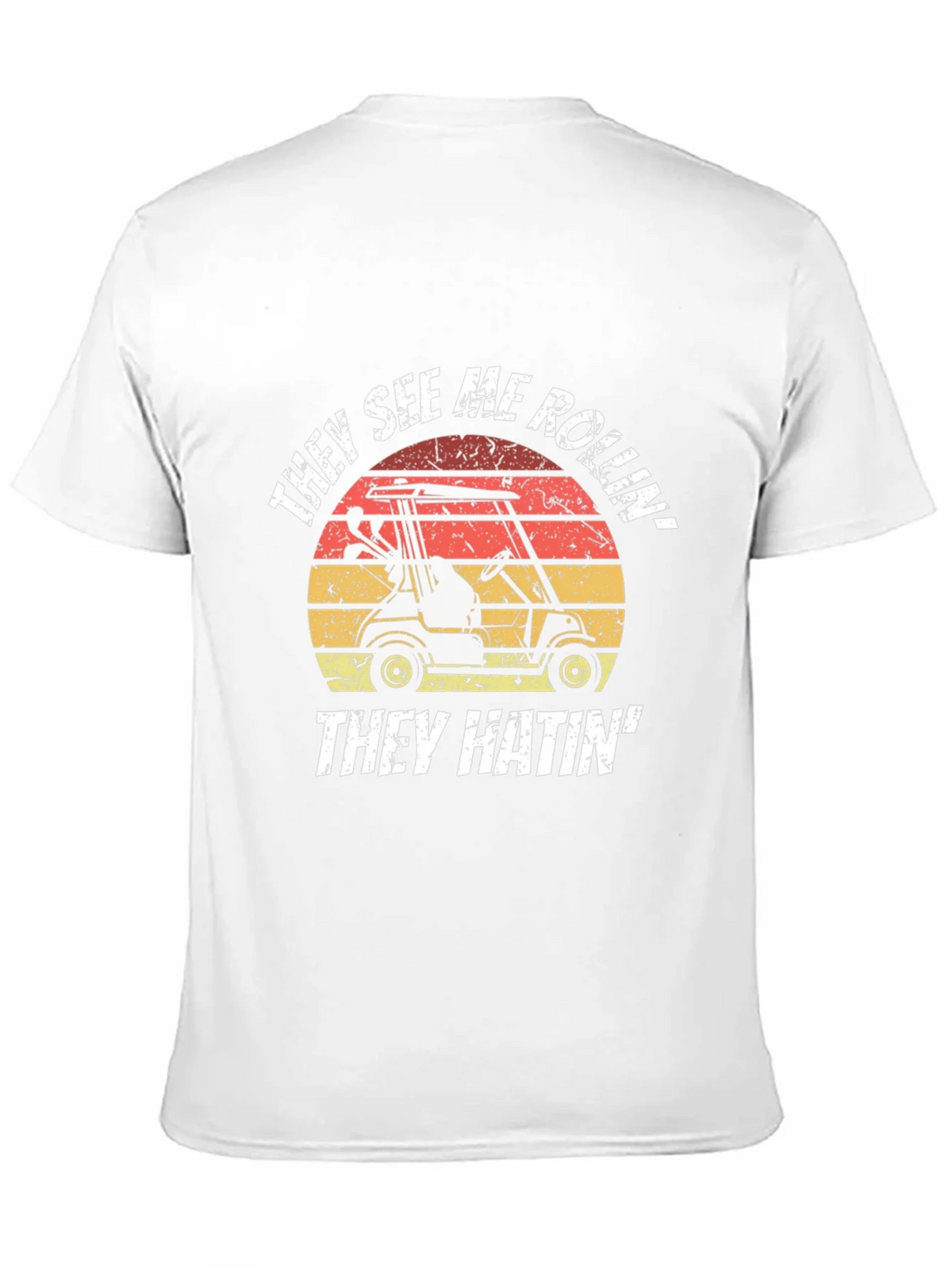 Funny Golf Cart T-Shirt - They See Me Rollin Tee product image 10