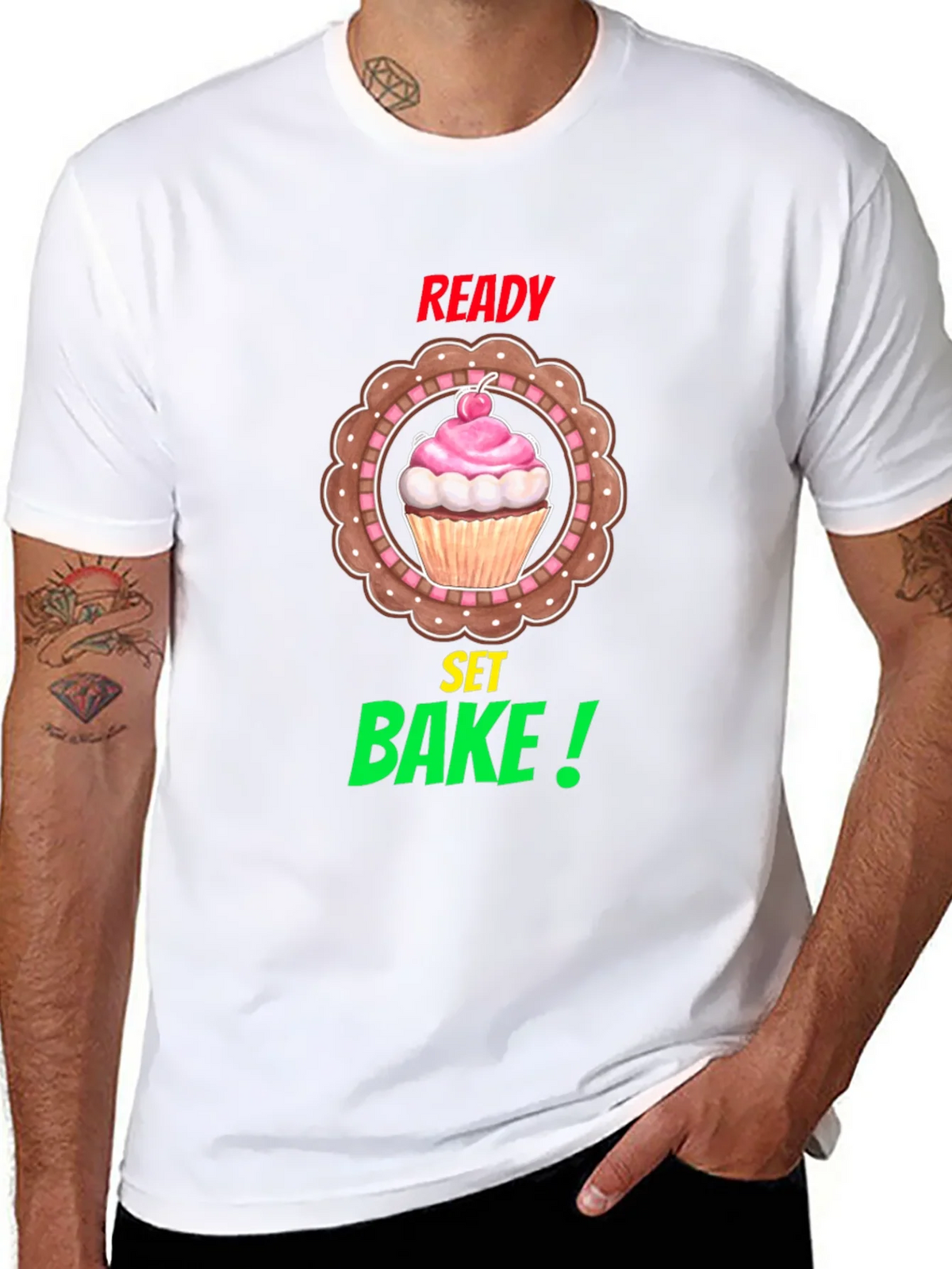Ready Set Bake T-Shirt | Cupcake Tee product image 5