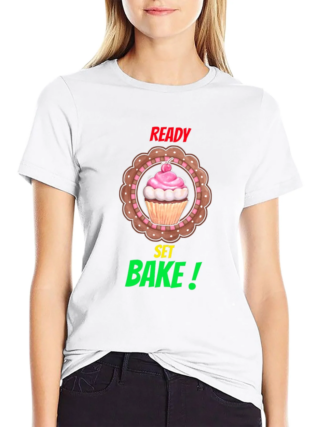 Ready Set Bake T-Shirt | Cupcake Tee product image 6