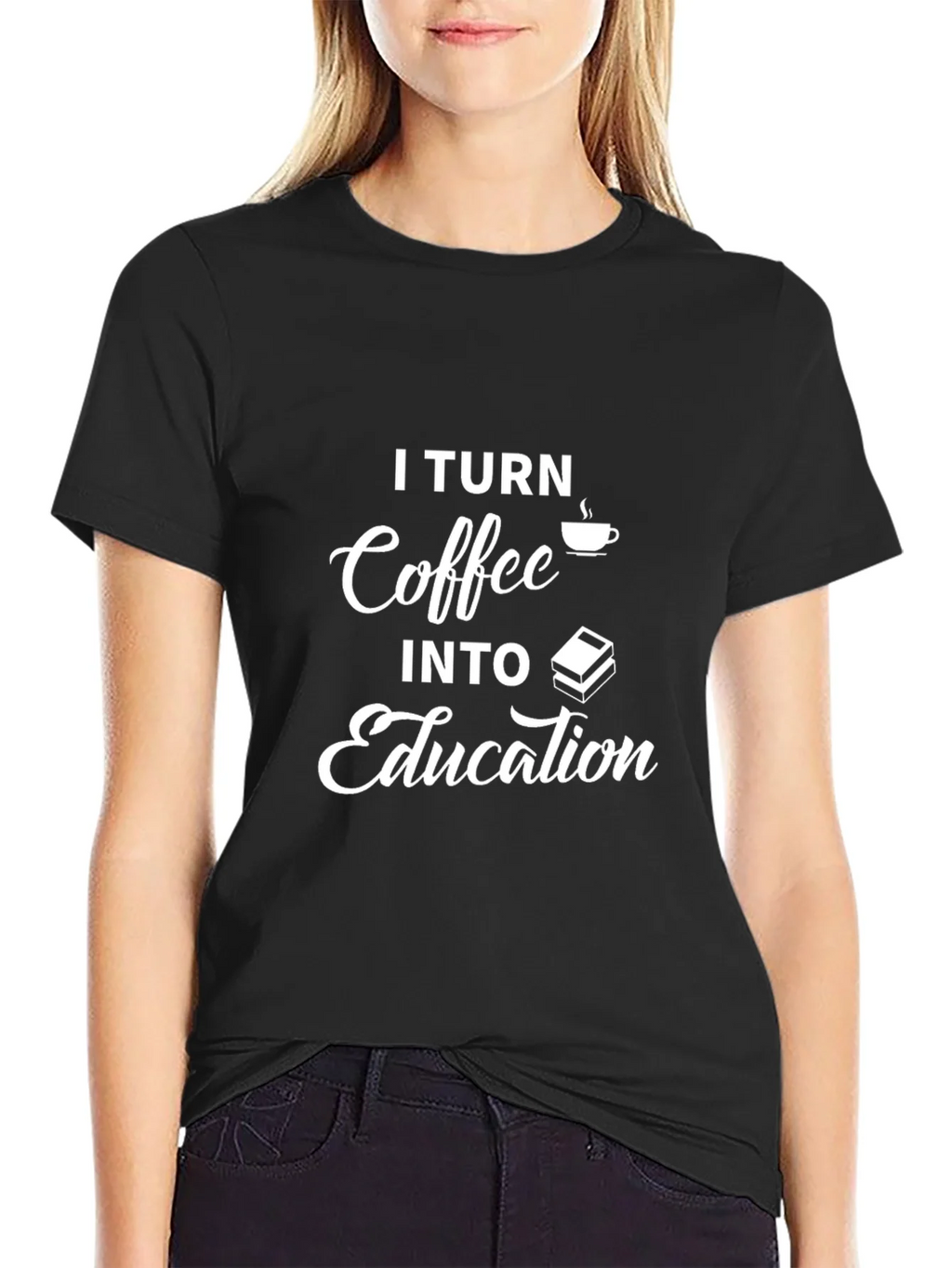 Coffee to Education T-Shirt - Funny Teacher Apparel product image 2