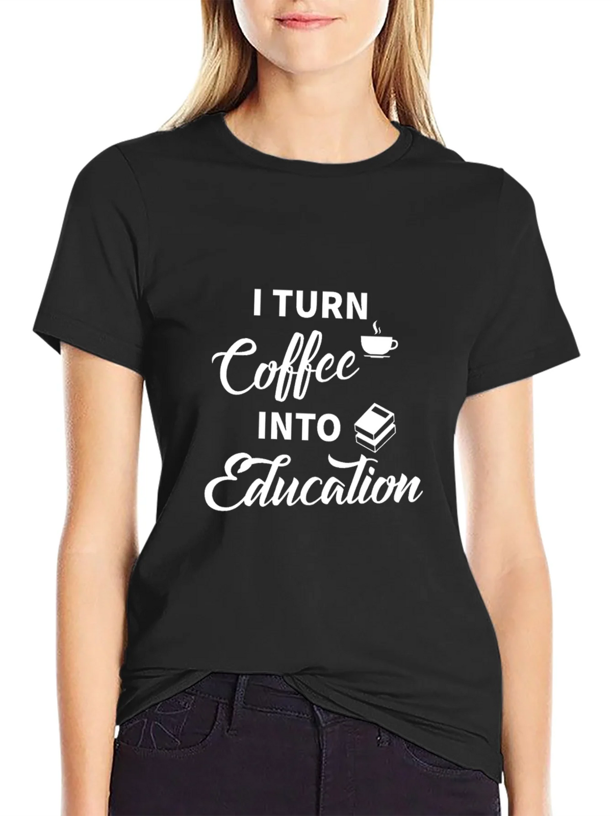 Coffee to Education T-Shirt - Funny Teacher Apparel product image 2
