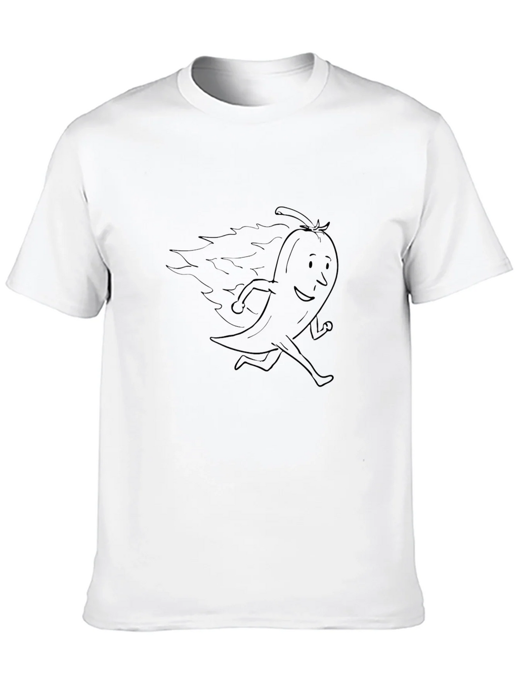Spicy Pepper Running Black T-Shirt product image 9