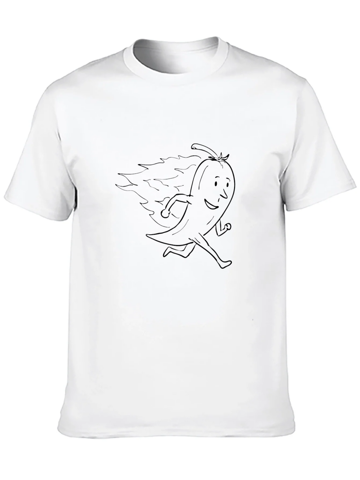 Spicy Pepper Running Black T-Shirt product image 9