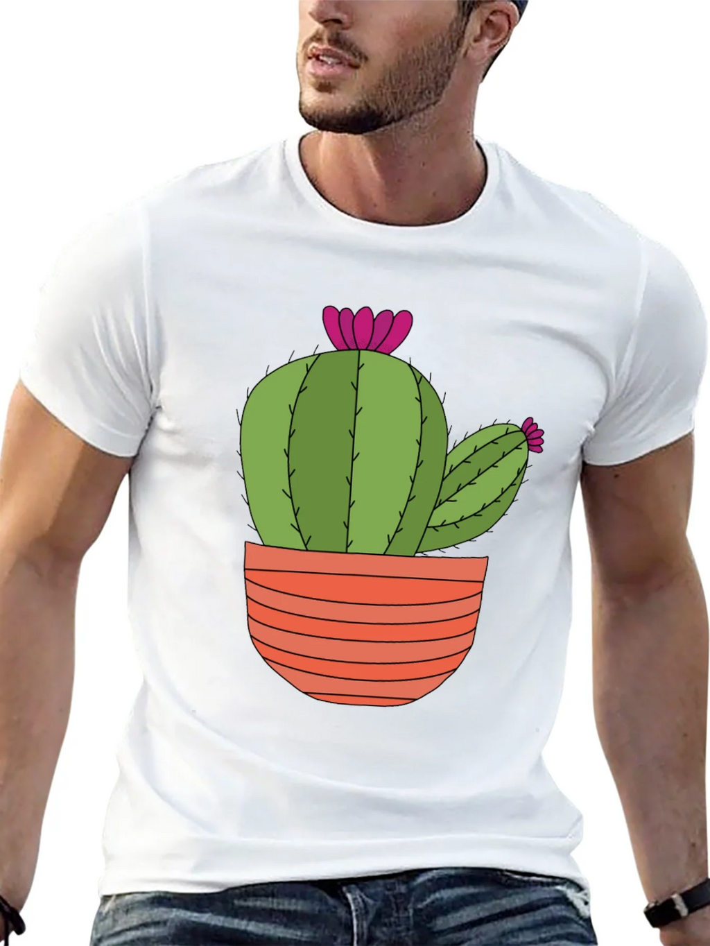 Cactus T-Shirt: Trendy Potted Plant Tee product image 12