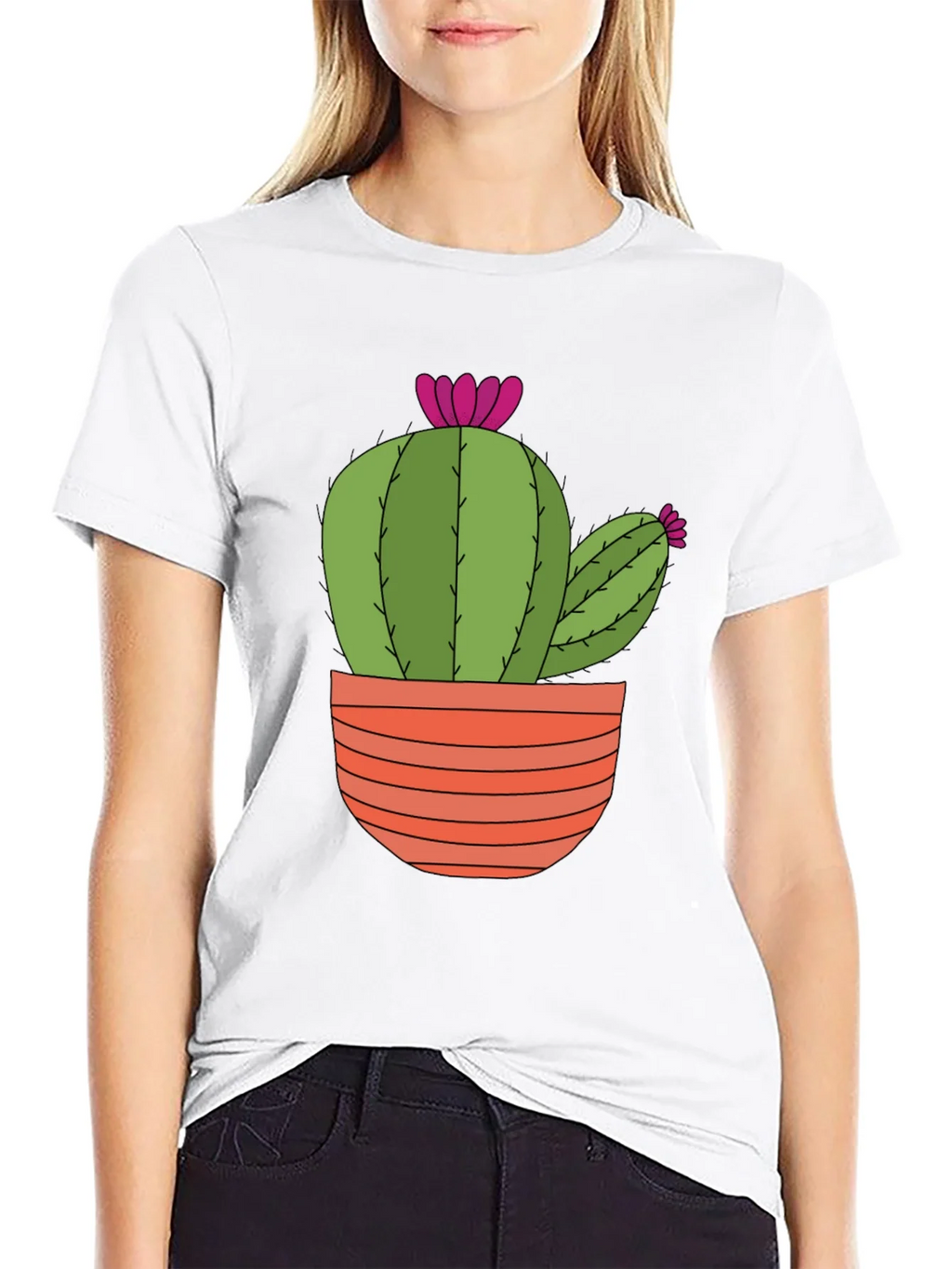 Cactus T-Shirt: Trendy Potted Plant Tee product image 8