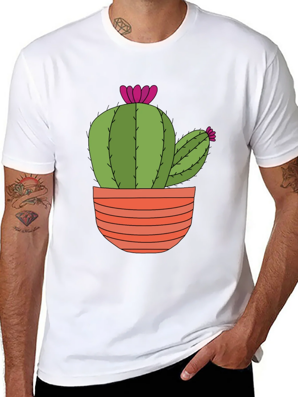 Cactus T-Shirt: Trendy Potted Plant Tee product image 7