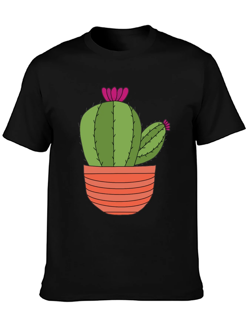 Cactus T-Shirt: Trendy Potted Plant Tee product image 3