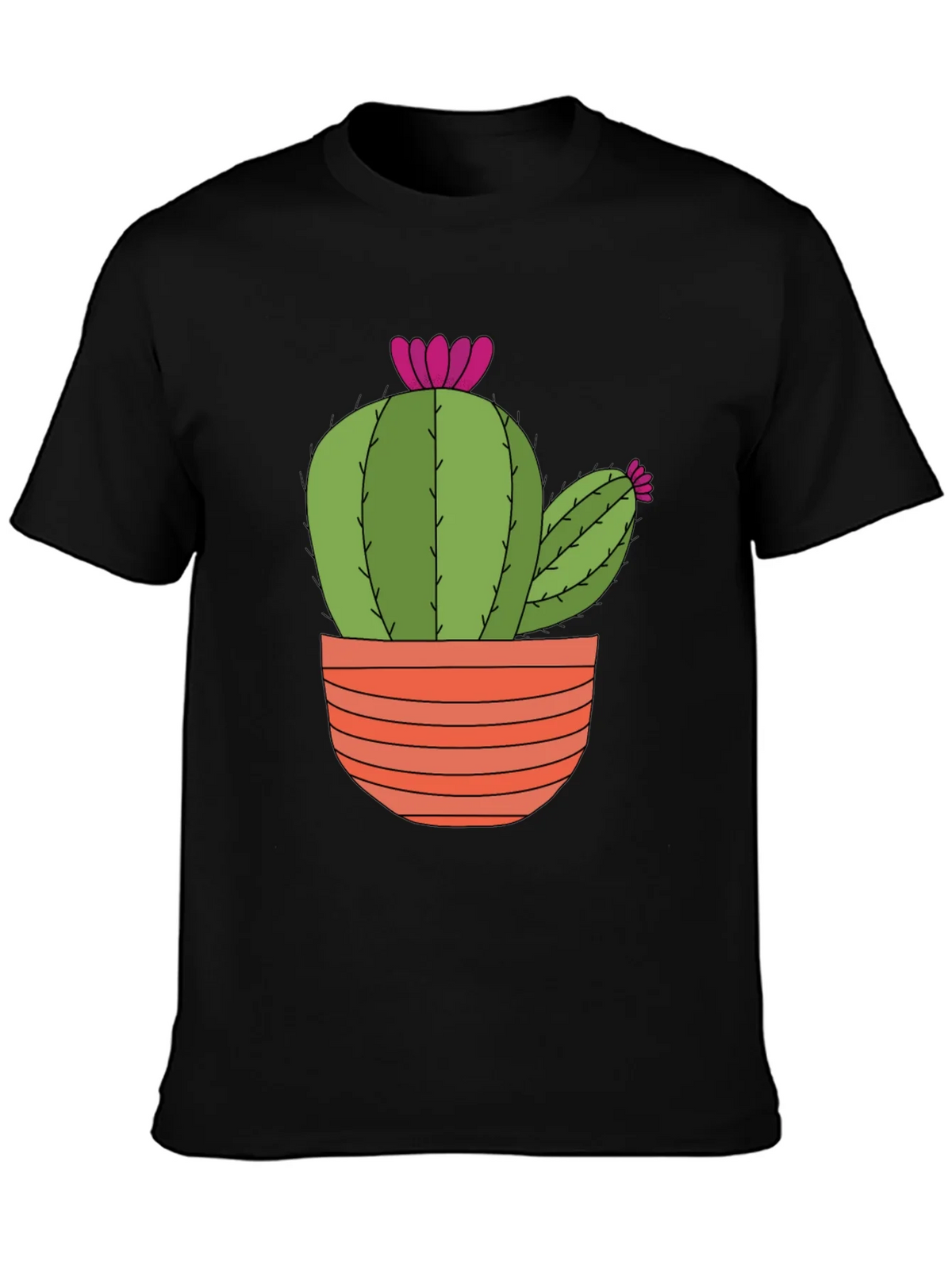 Cactus T-Shirt: Trendy Potted Plant Tee product image 3
