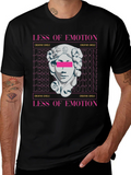 Less of Emotion Graphic Tee - Creative Circle Design product image 1