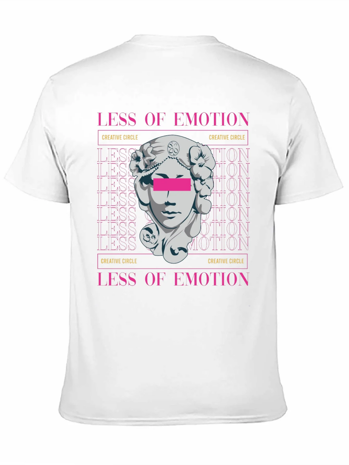 Less of Emotion Graphic Tee - Creative Circle Design product image 10