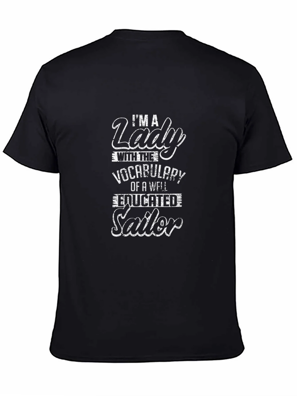 Im a Lady with Sailor Vocabulary Graphic Tee product image 4