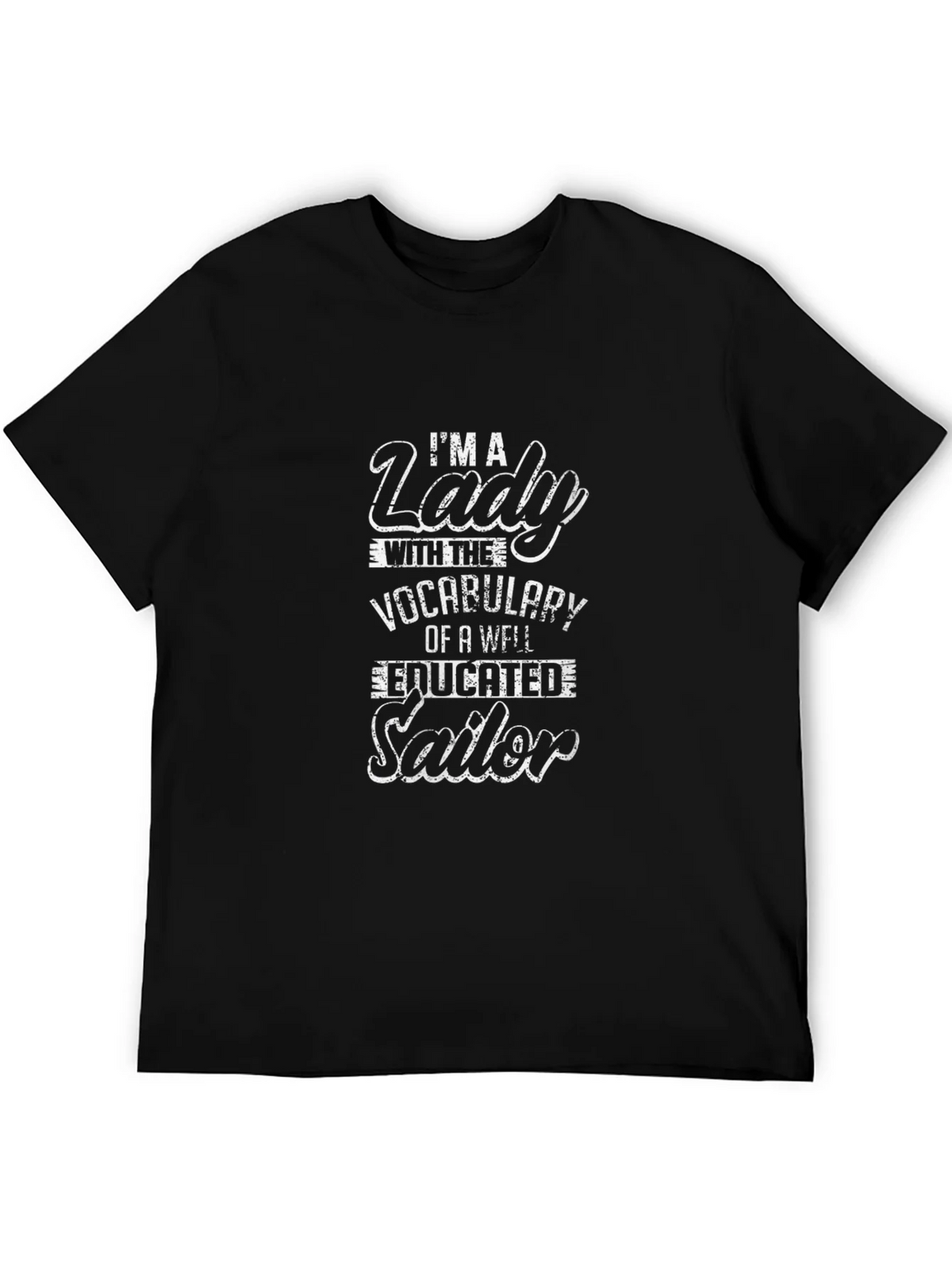 Im a Lady with Sailor Vocabulary Graphic Tee product image 5