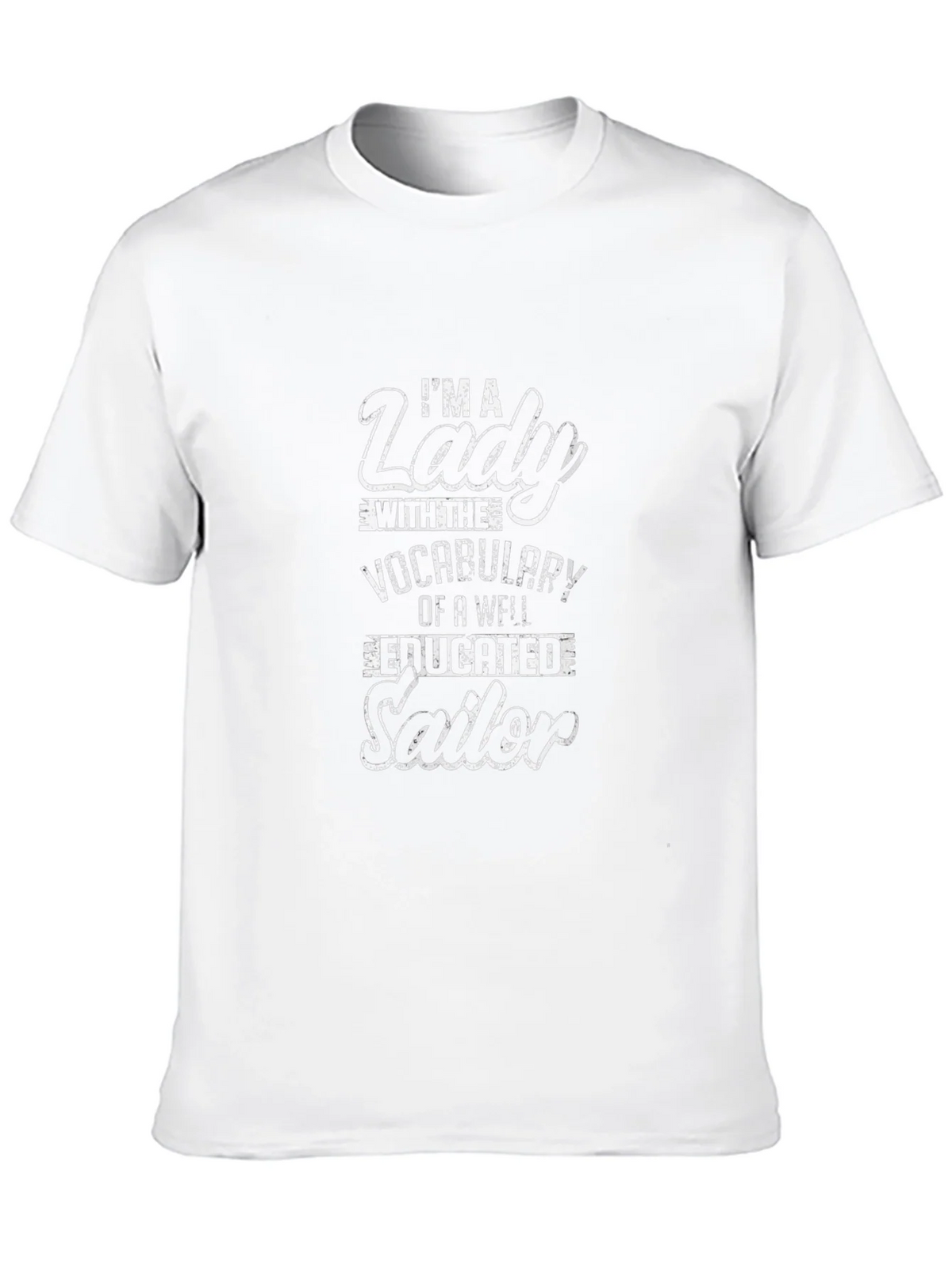 Im a Lady with Sailor Vocabulary Graphic Tee product image 9