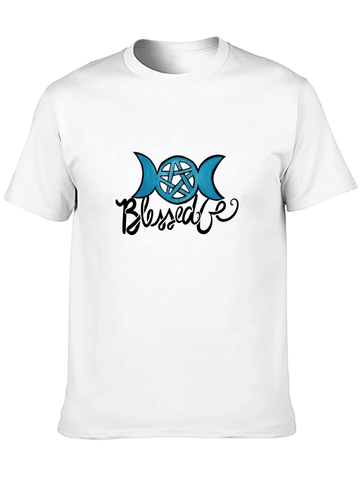 Blessed Be Wiccan T-Shirt - Black - Pagan Pentacle product image 8