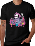 Grim Reaper Roses Graphic Tee product image 1