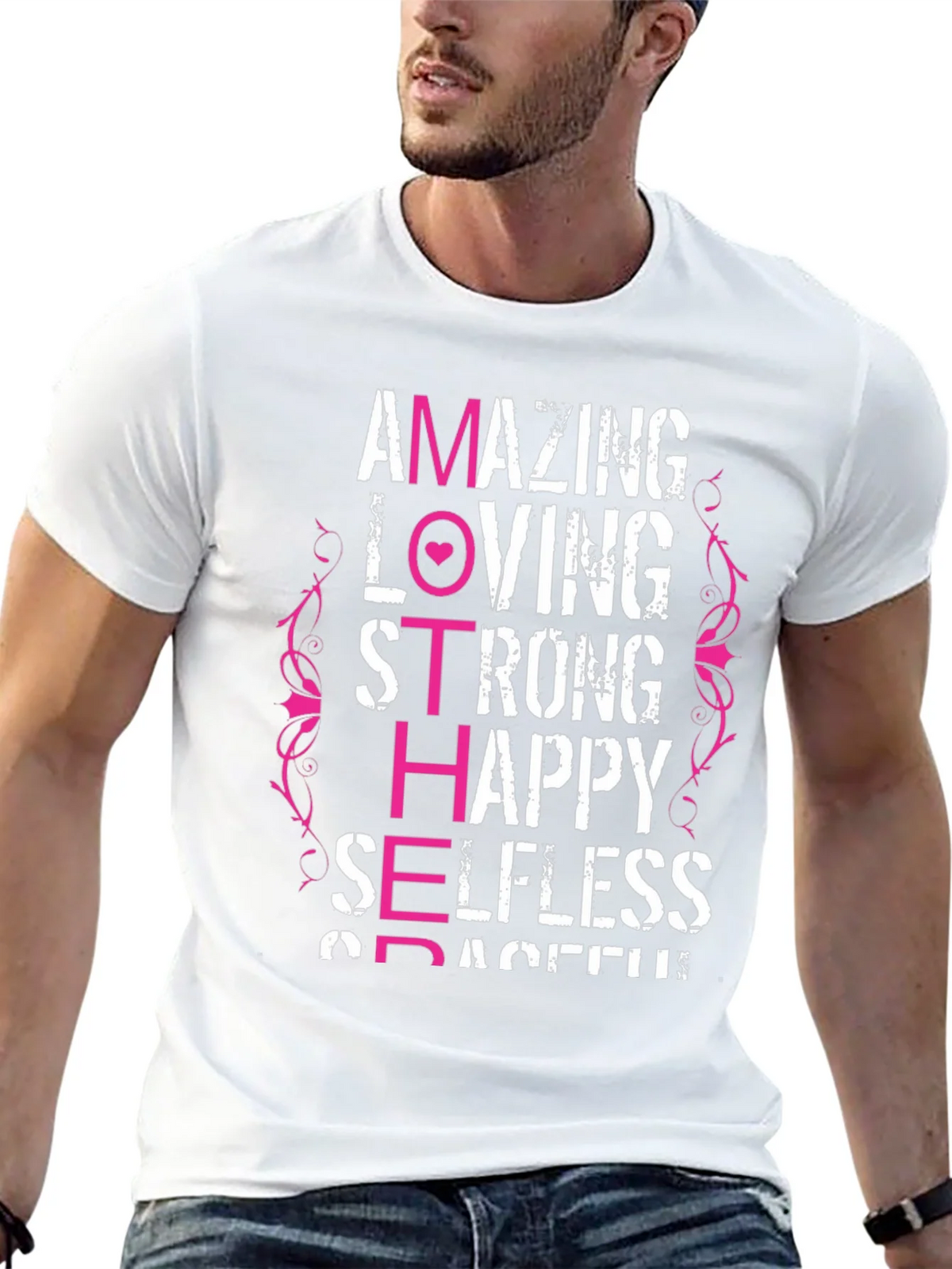 Amazing Mother T-Shirt - Loving Strong Happy product image 12