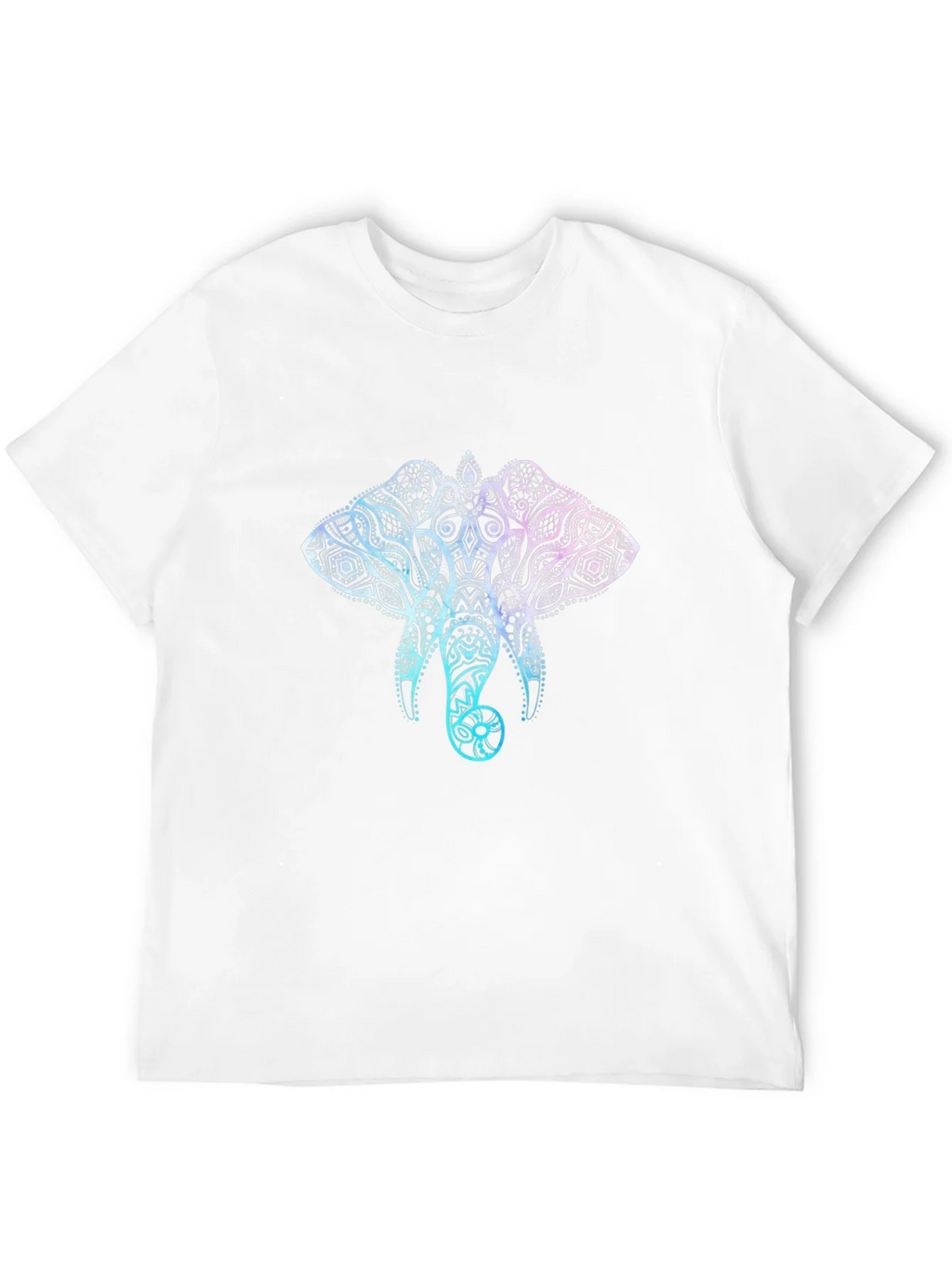 Elephant Mandala Graphic T-Shirt - Stylish Mens Black Tee product image 11