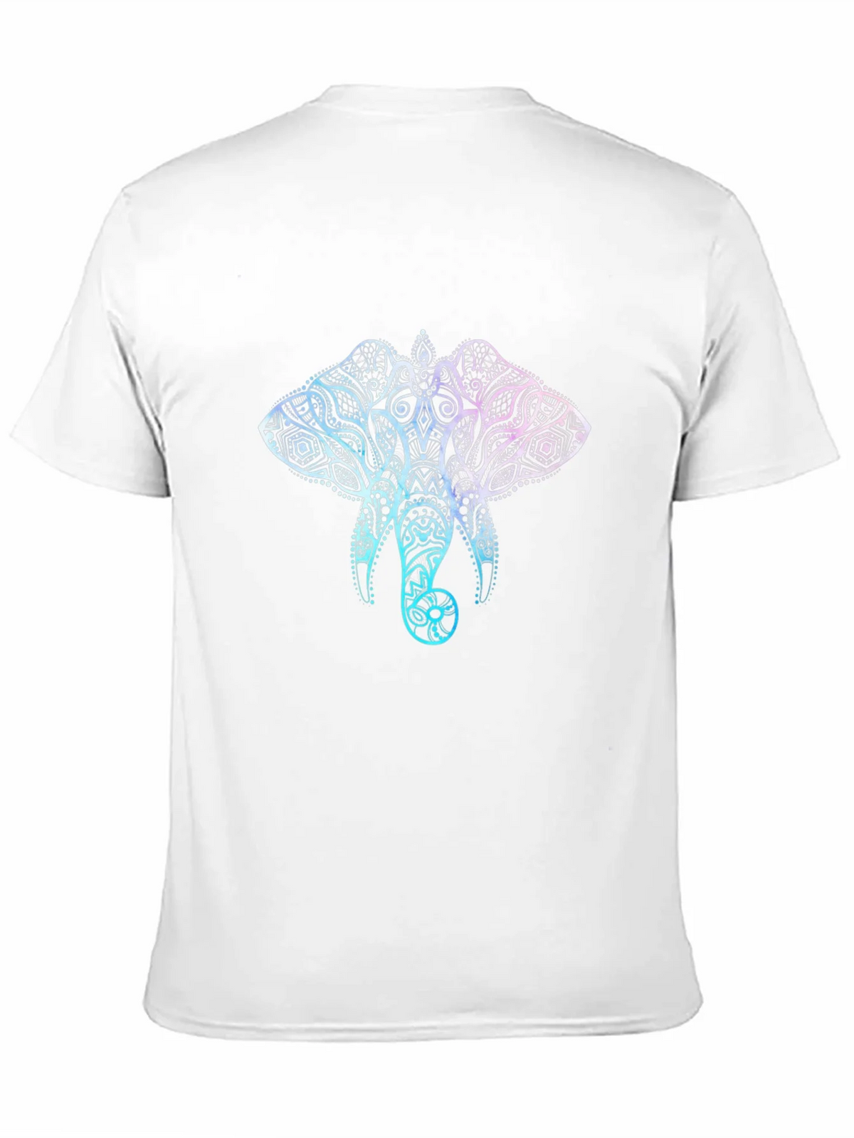Elephant Mandala Graphic T-Shirt - Stylish Mens Black Tee product image 10
