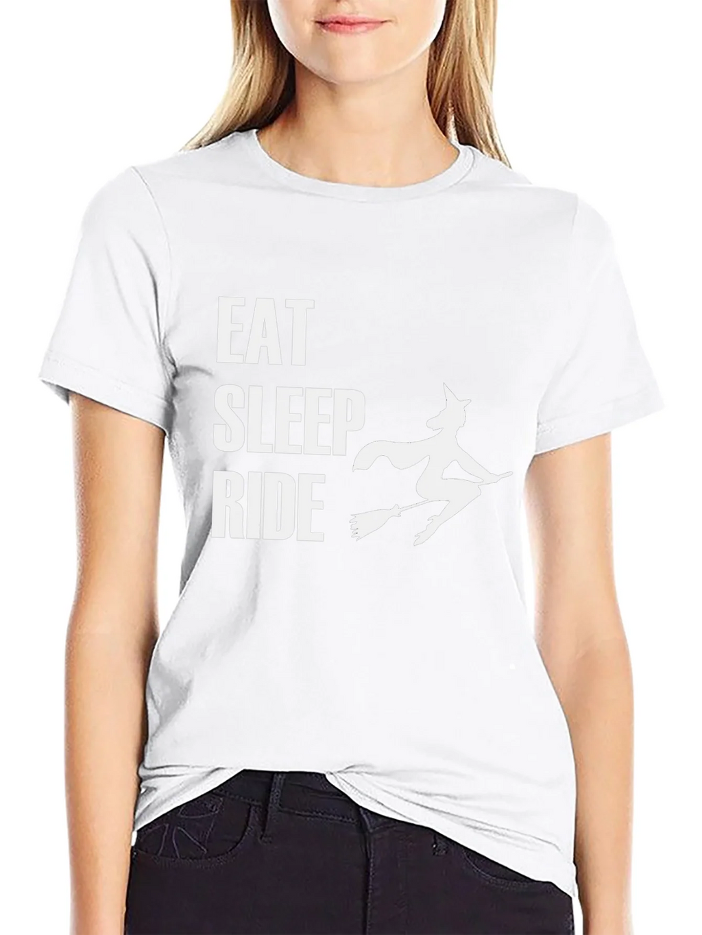 Eat Sleep Ride Witch Graphic Tee product image 8