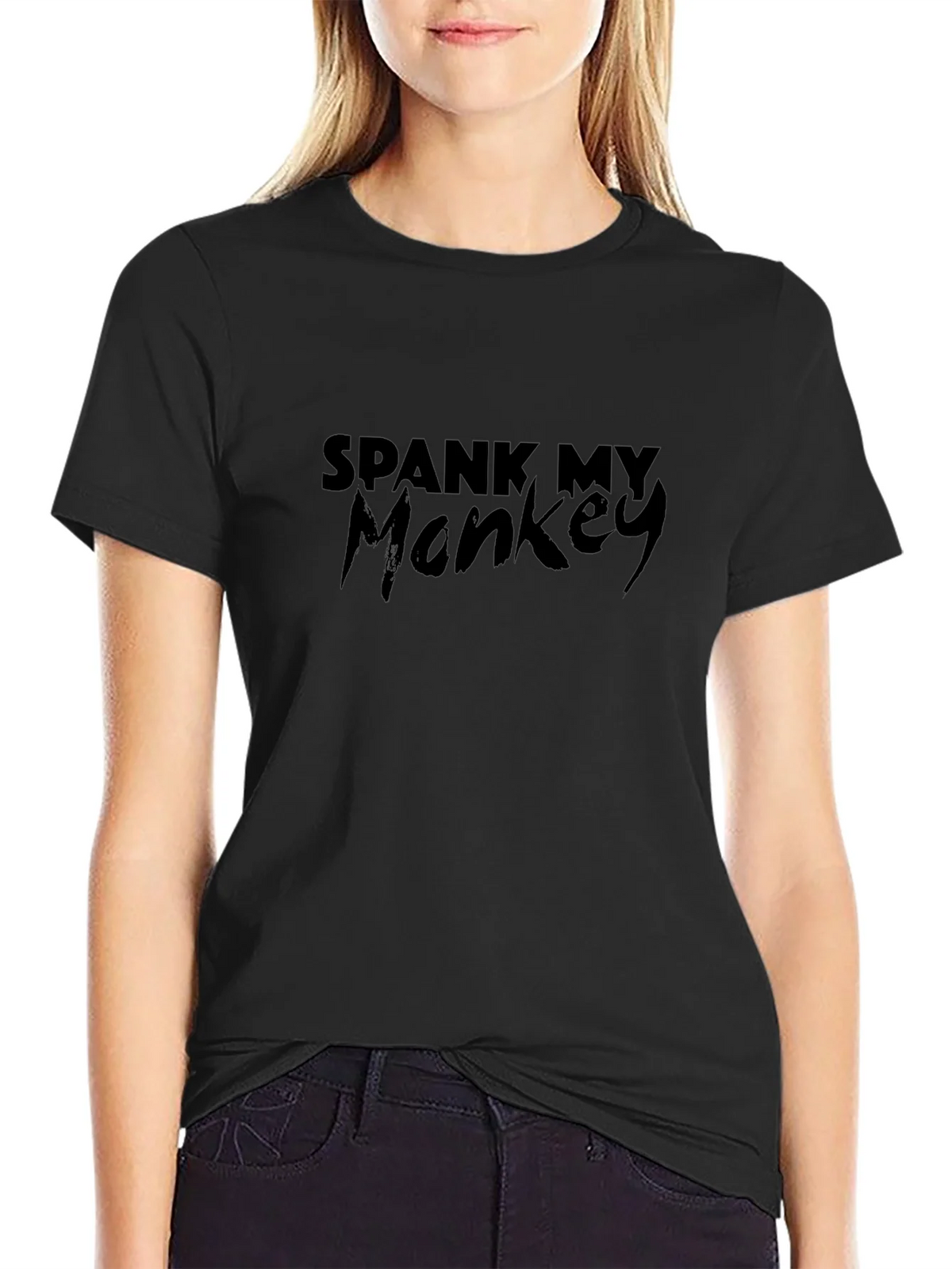 Spank My Monkey Graphic T-Shirt - Adult Humor product image 2