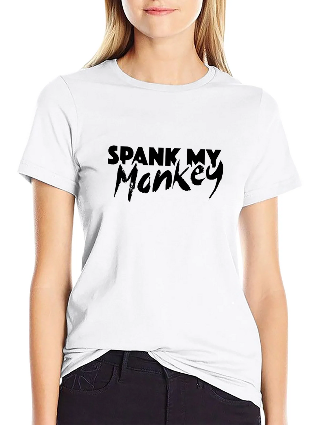 Spank My Monkey Graphic T-Shirt - Adult Humor product image 8