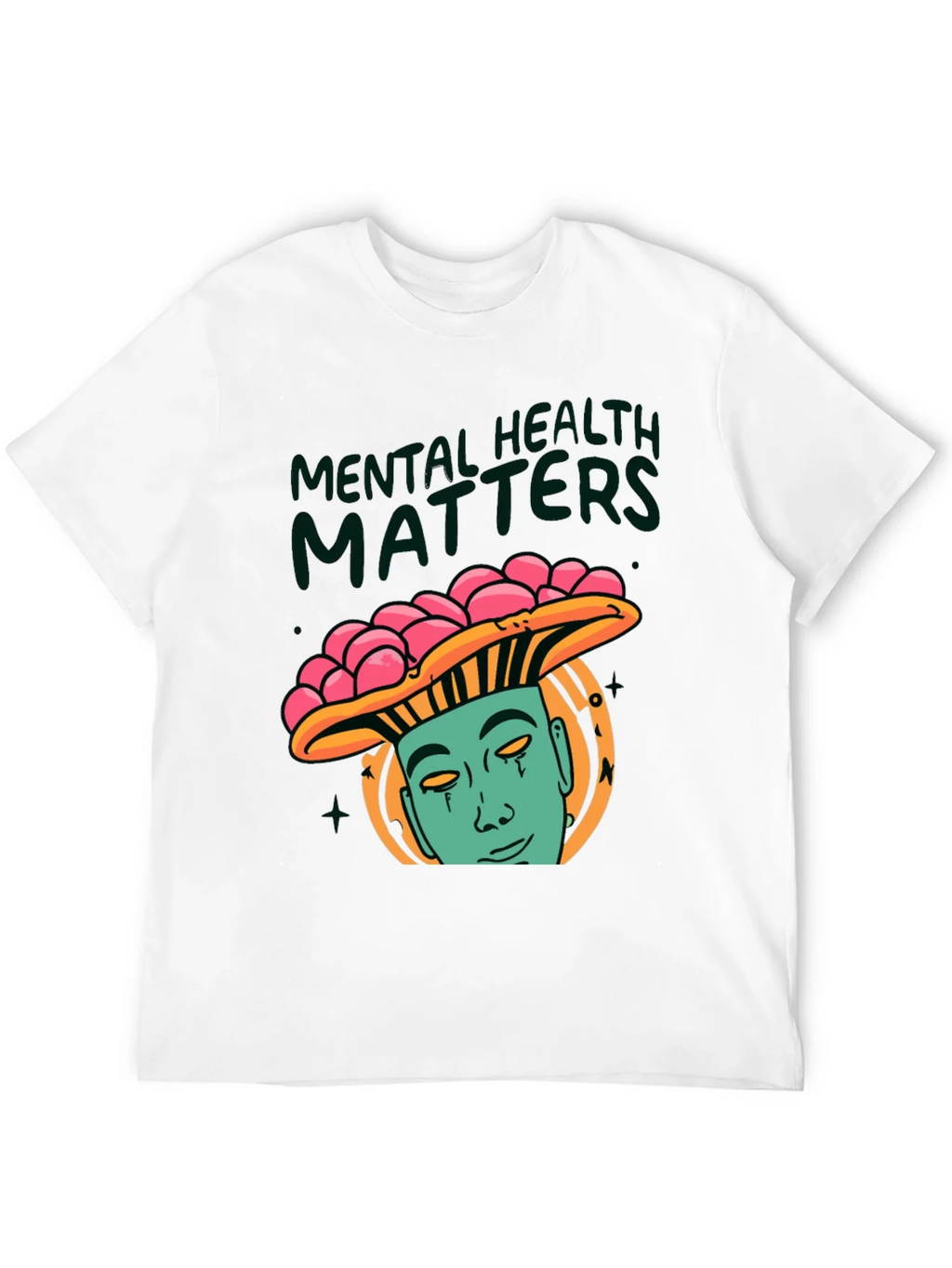 Mental Health Matters Graphic Tee - Mushroom Man Design product image 11