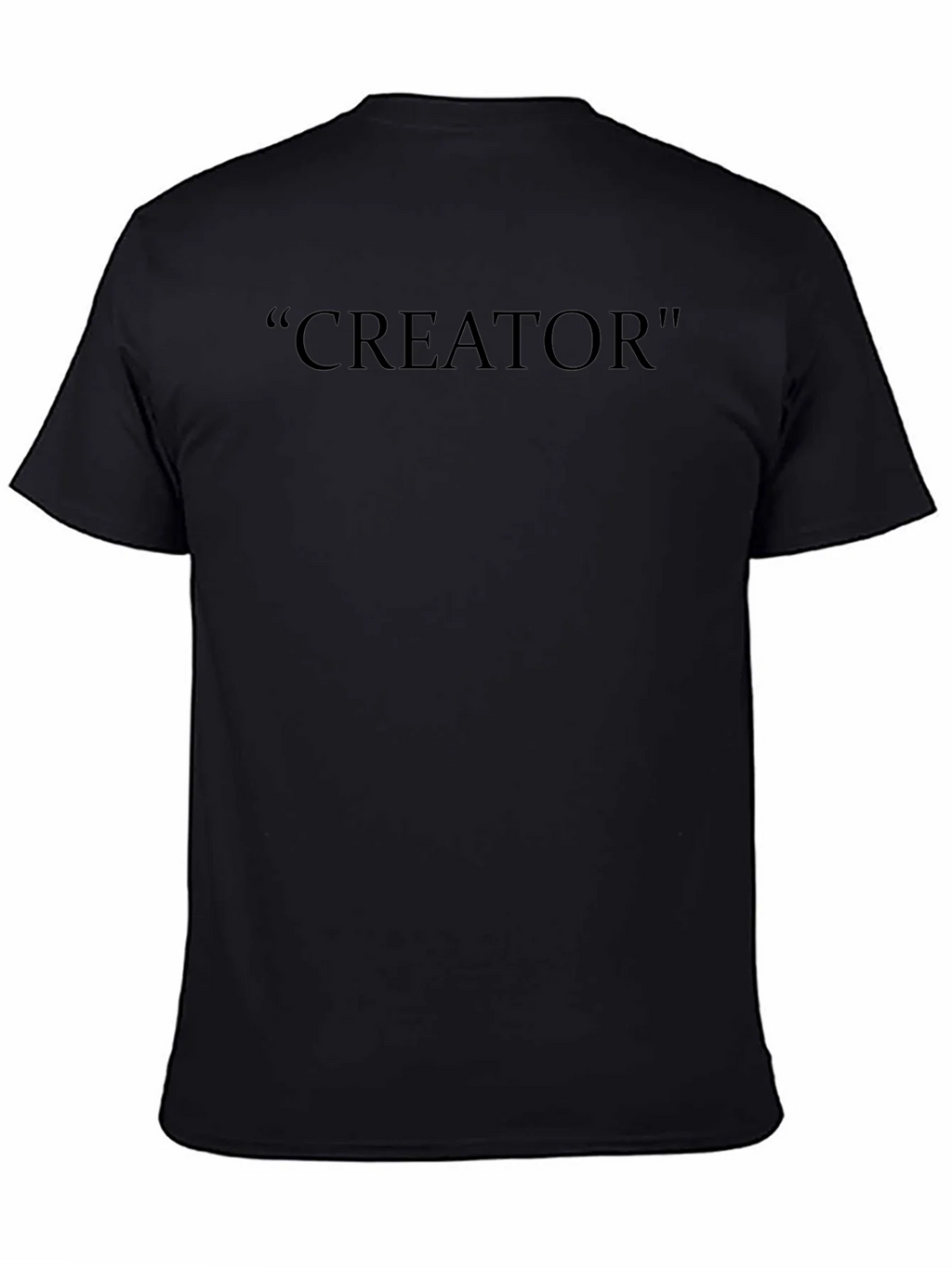 CREATOR Black T-Shirt - Stylish Statement Tee product image 4