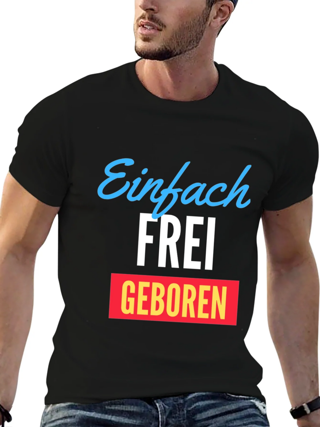 Einfach Frei Geboren Graphic T-Shirt product image 6