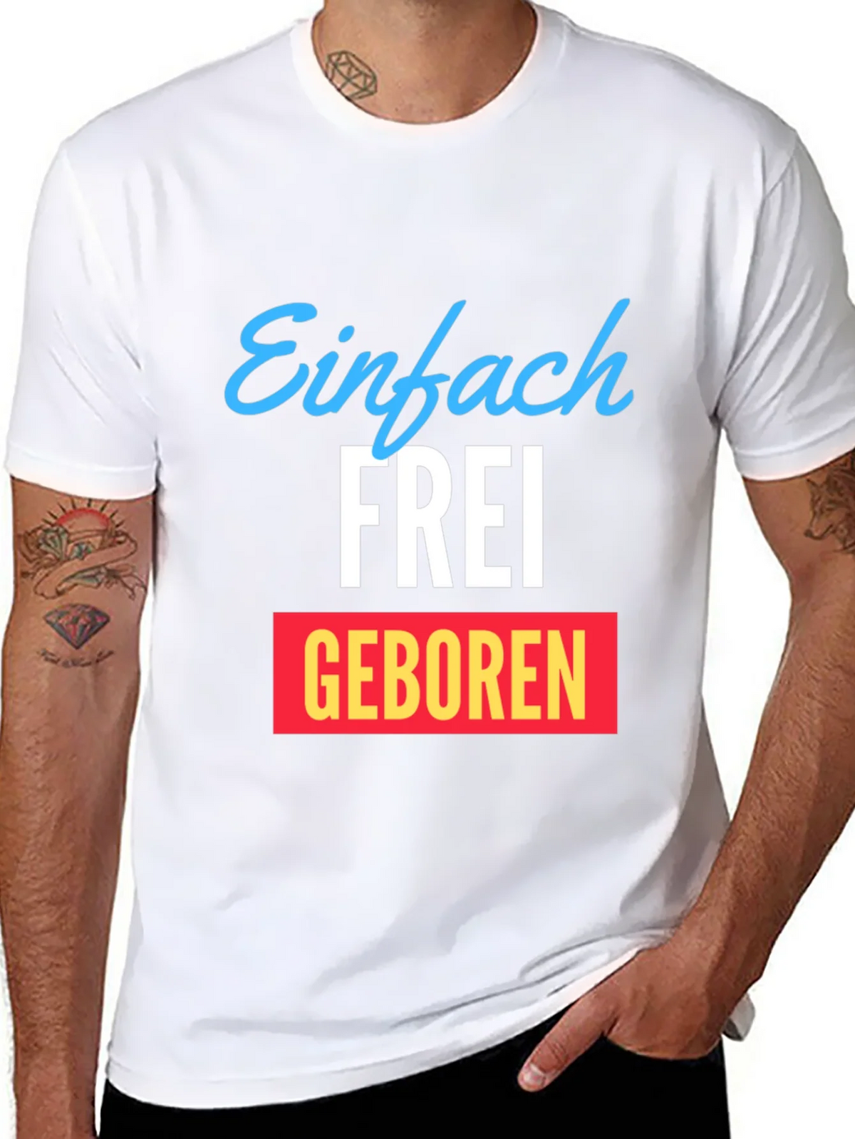 Einfach Frei Geboren Graphic T-Shirt product image 7