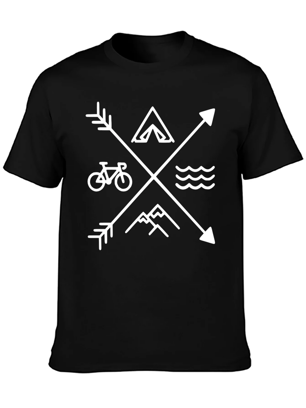 Outdoor Adventure Black Graphic Tee product image 2