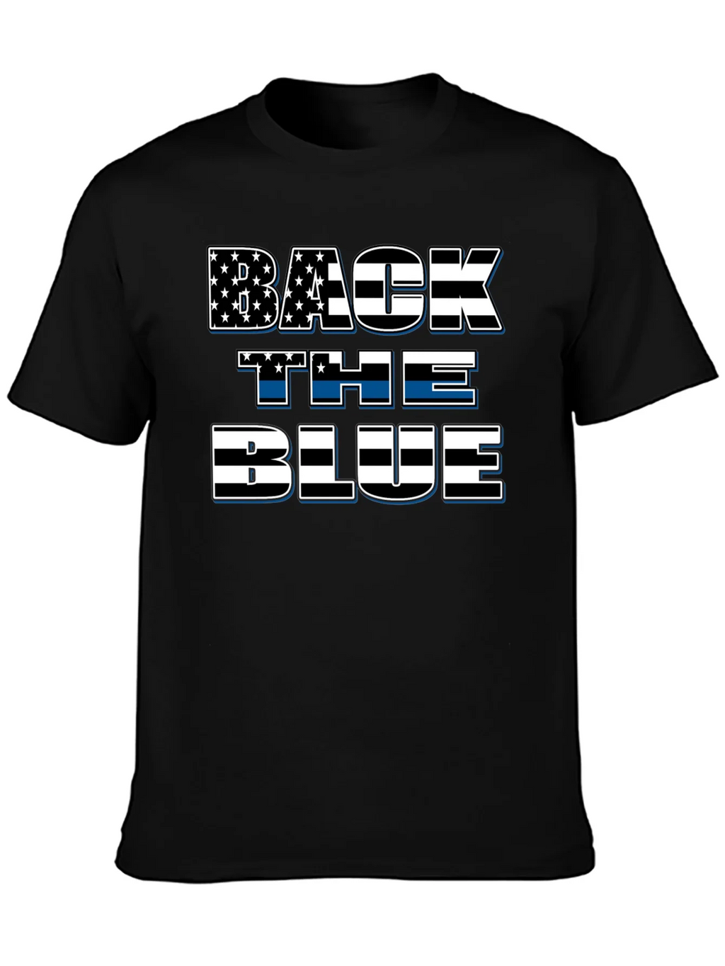 Back The Blue Patriotic T-Shirt product image 3