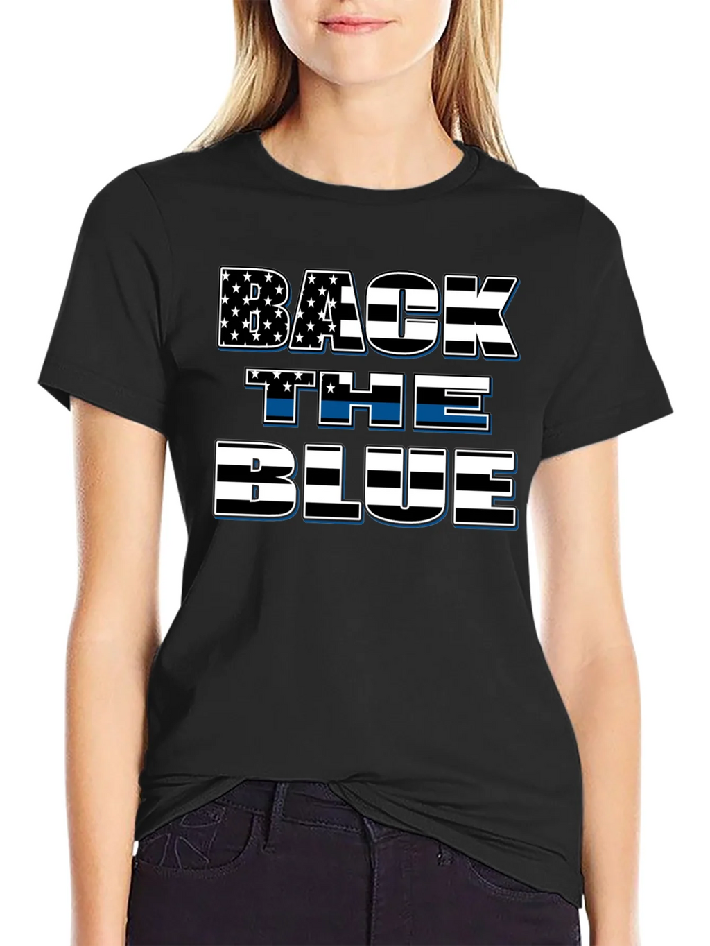 Back The Blue Patriotic T-Shirt product image 2