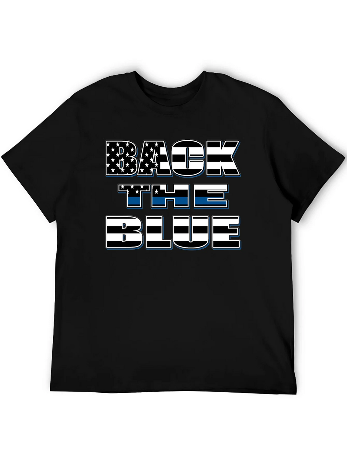 Back The Blue Patriotic T-Shirt product image 5
