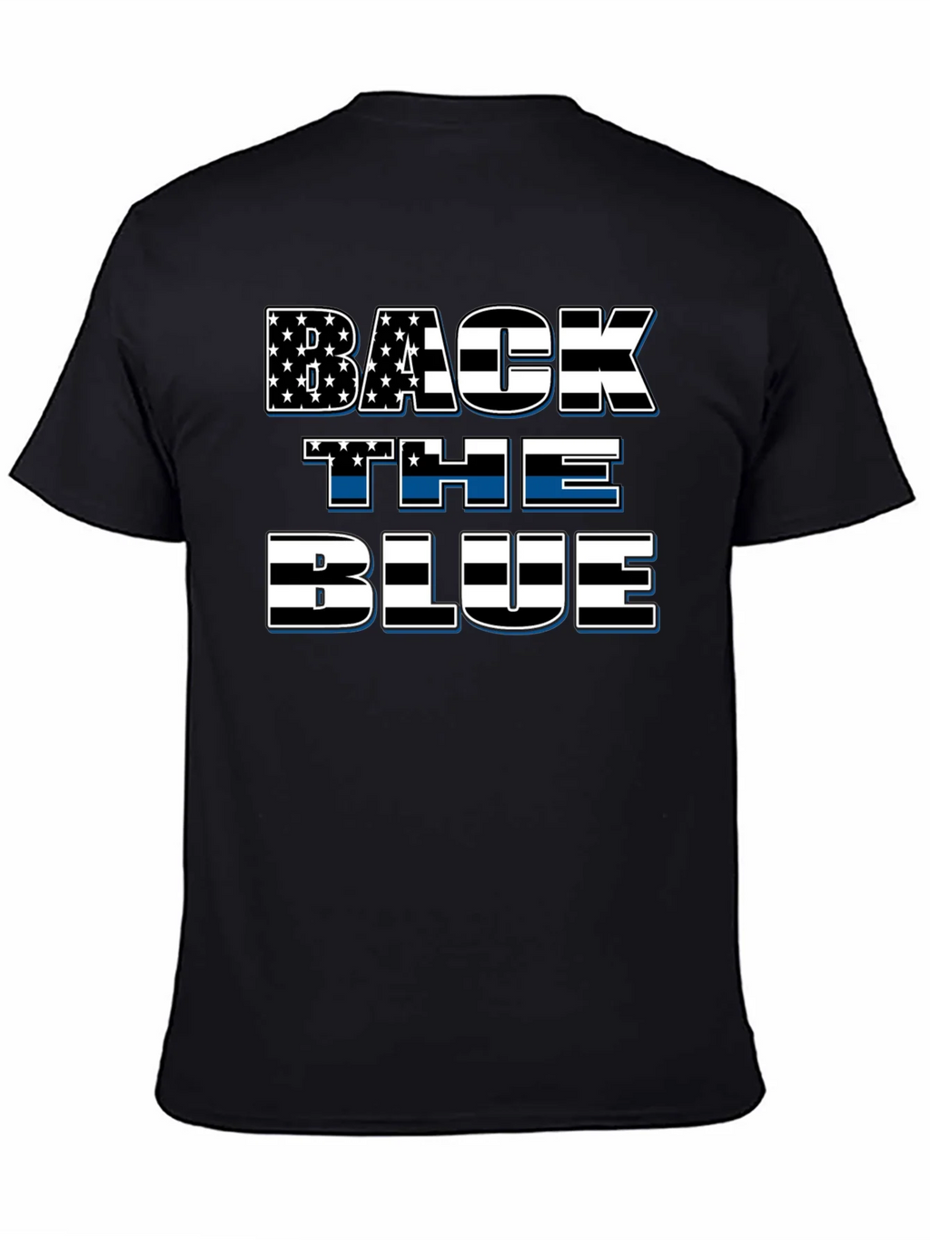 Back The Blue Patriotic T-Shirt product image 4