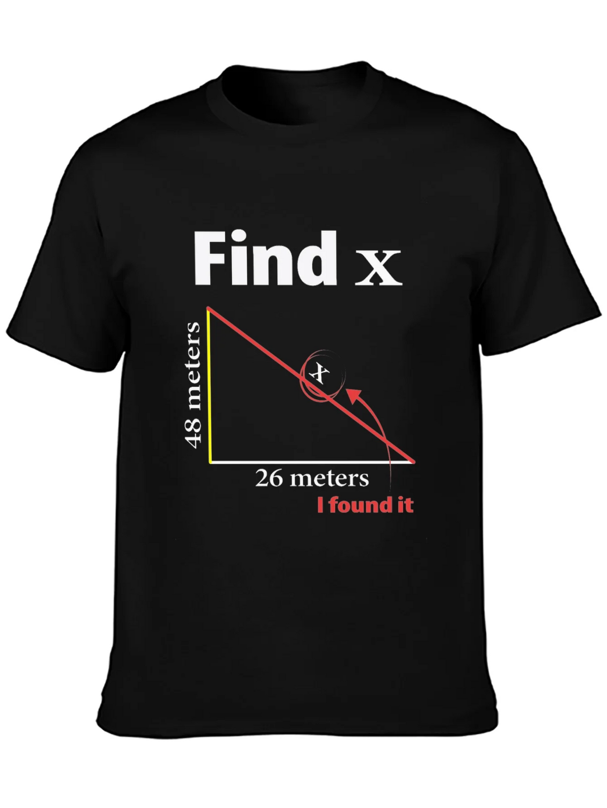 Find X T-Shirt - Math Humor Tee product image 3
