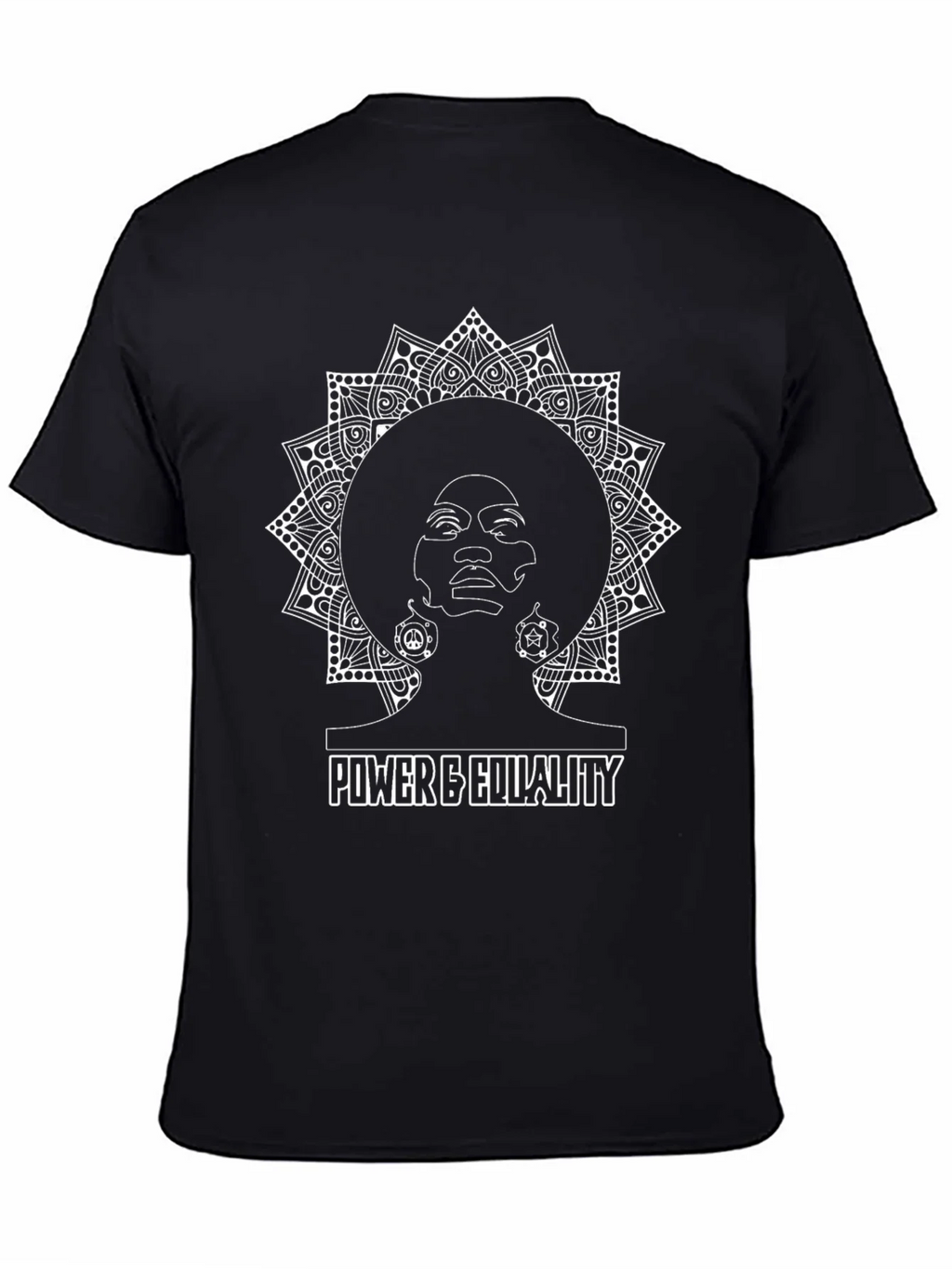 Power & Equality Graphic Black T-Shirt product image 4