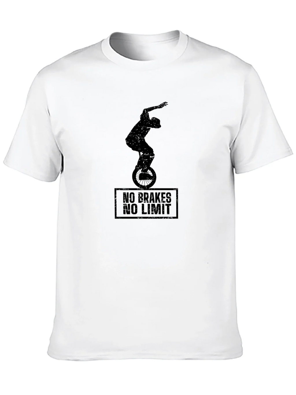 No Brakes No Limit Black Graphic Tee product image 8