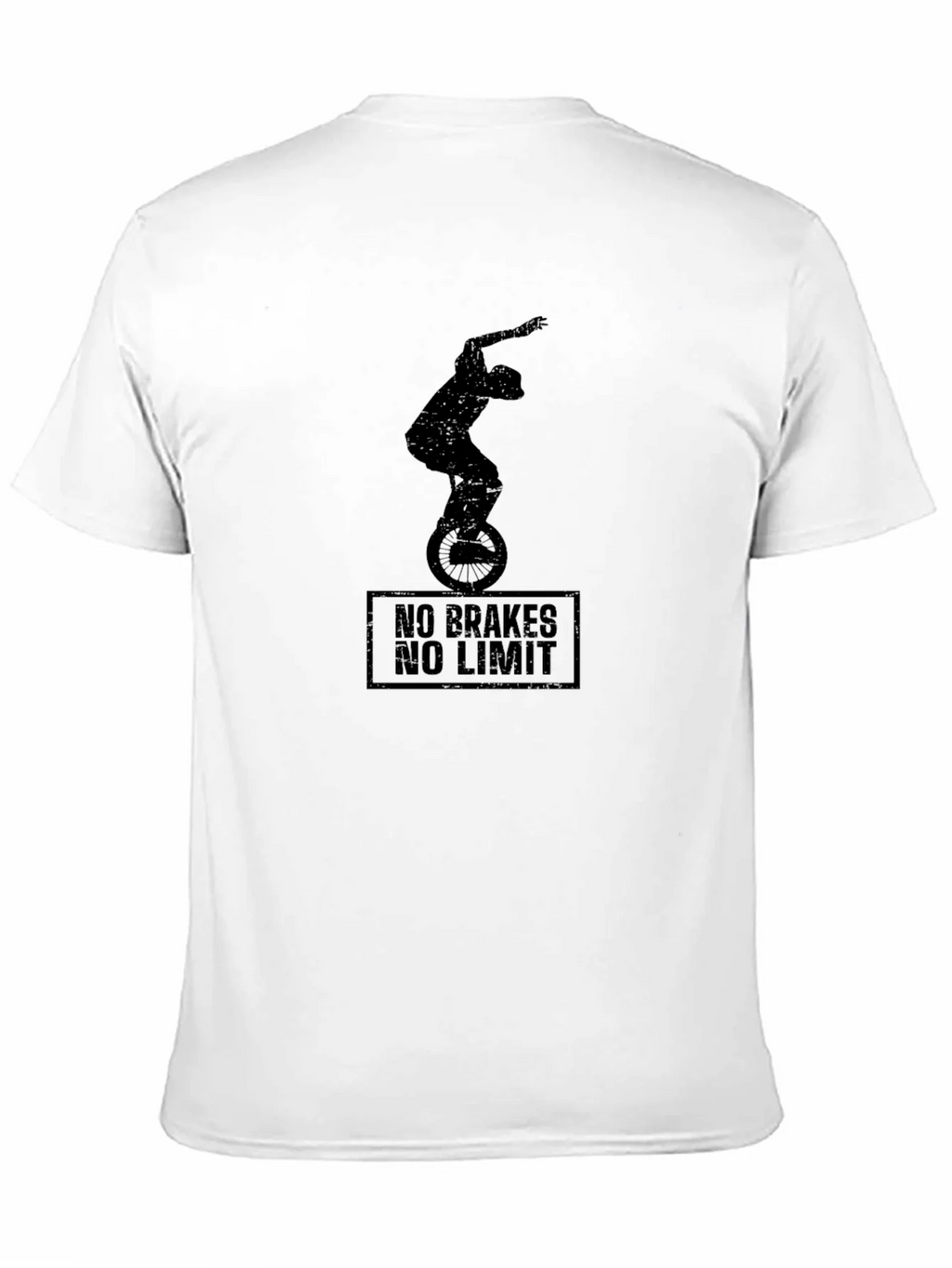 No Brakes No Limit Black Graphic Tee product image 9