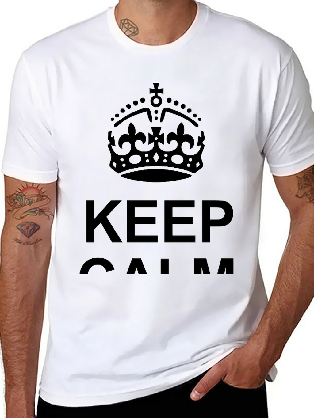 Keep Calm Graphic Tee - Stylish Comfort product image 7