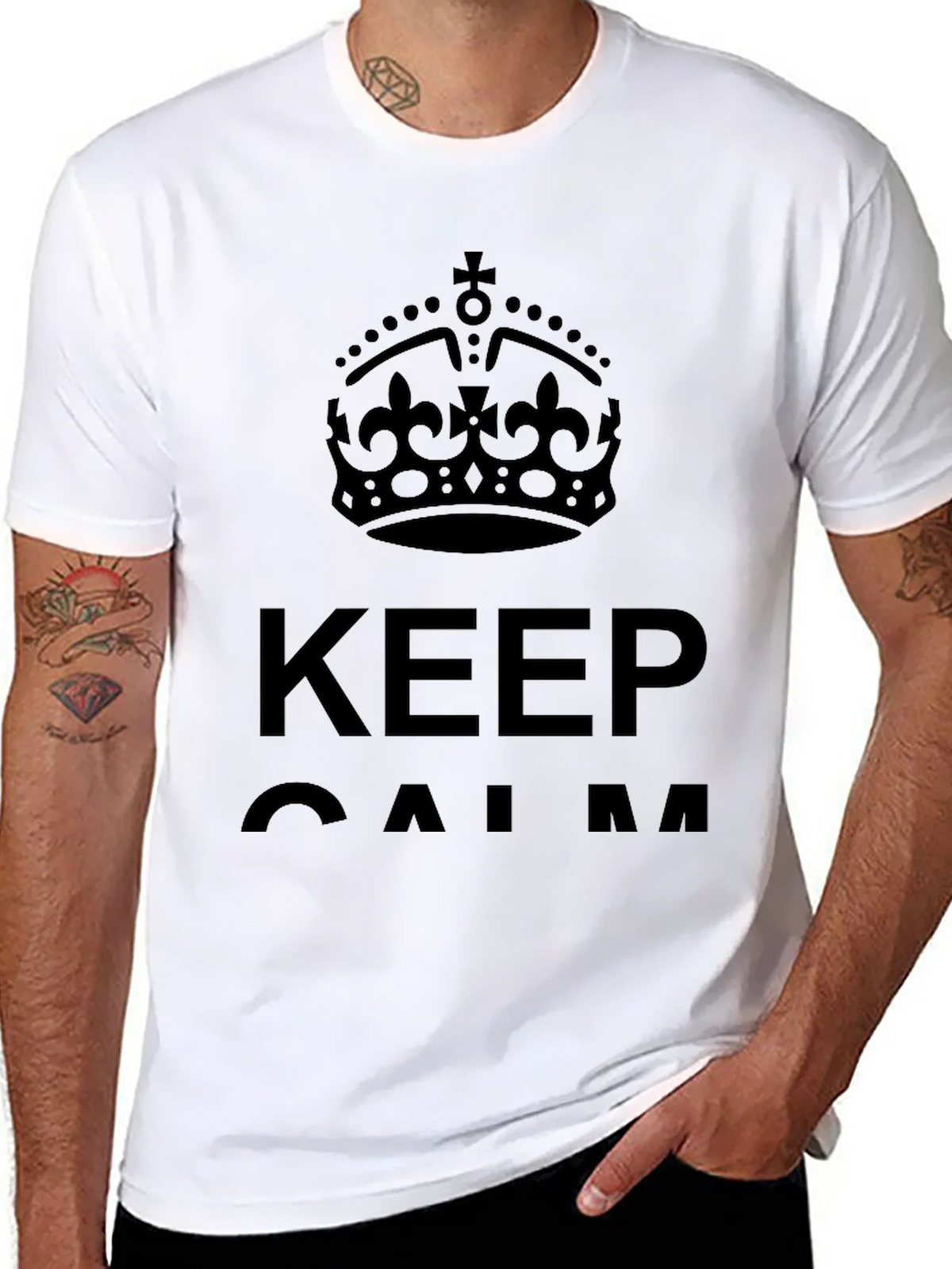 Keep Calm Graphic Tee - Stylish Comfort product image 7