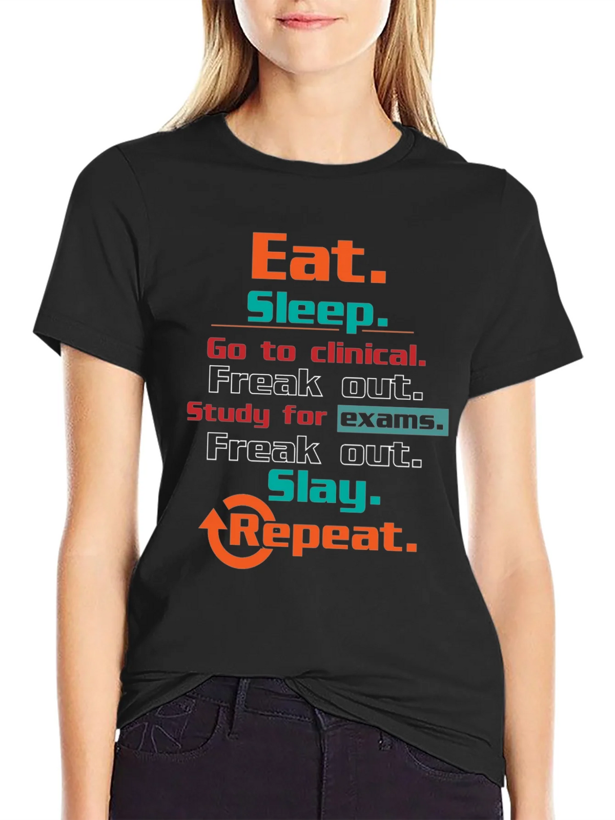 Eat Sleep Clinical T-Shirt product image 2