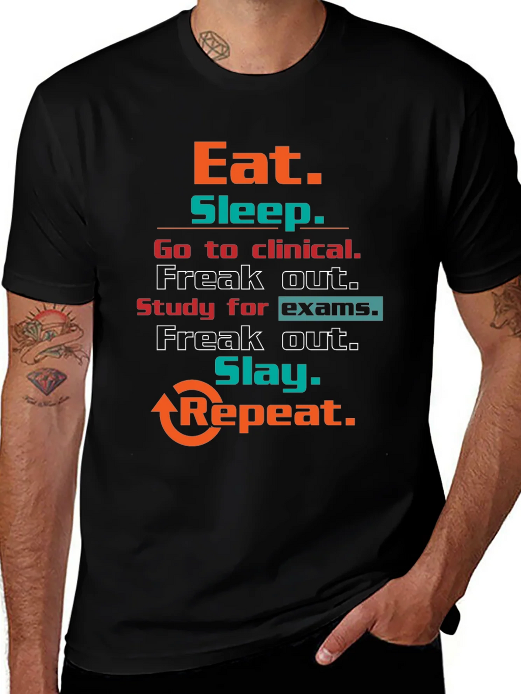 Eat Sleep Clinical T-Shirt product image 1