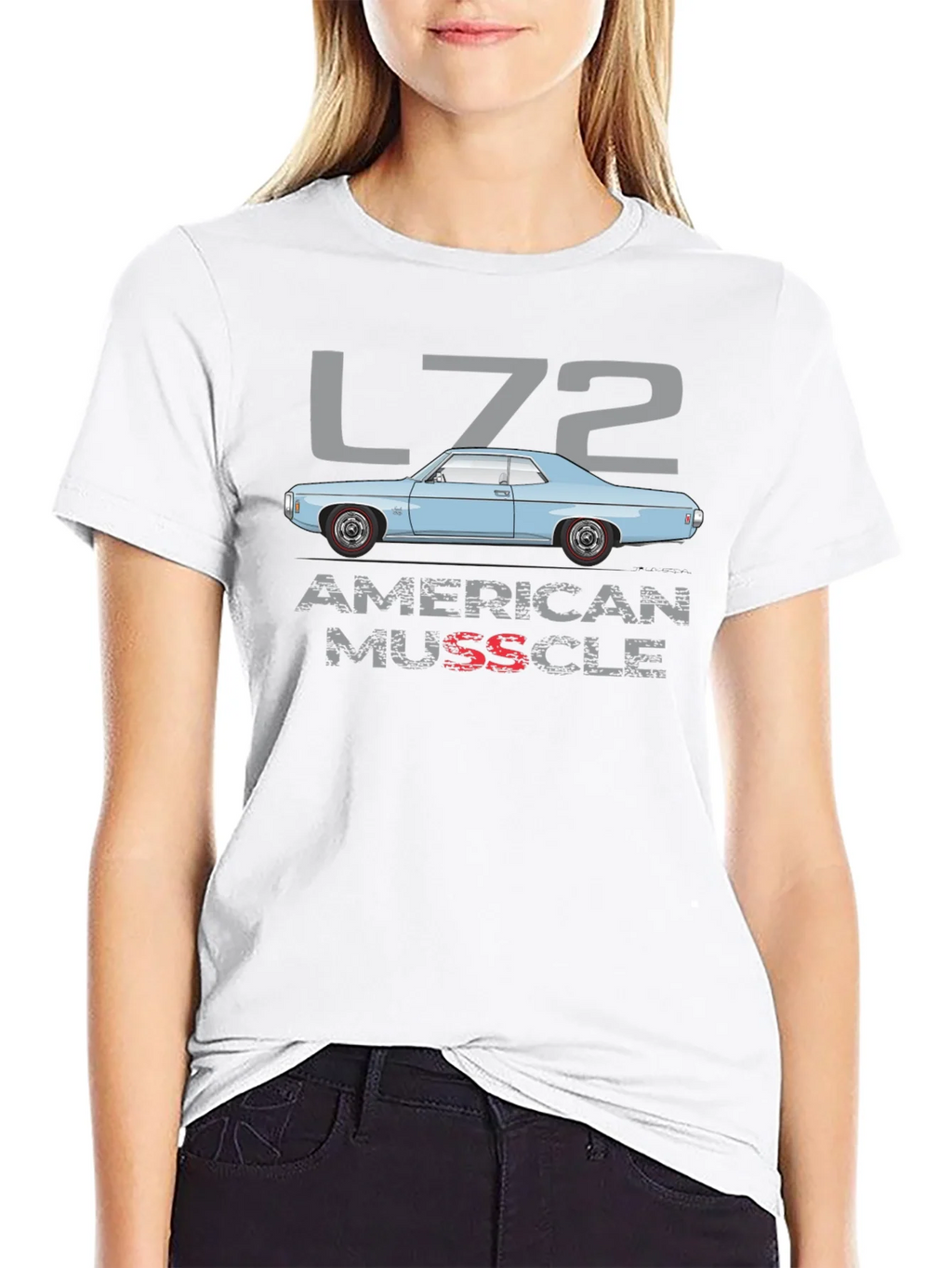 L72 American Muscle Car Graphic T-Shirt product image 8