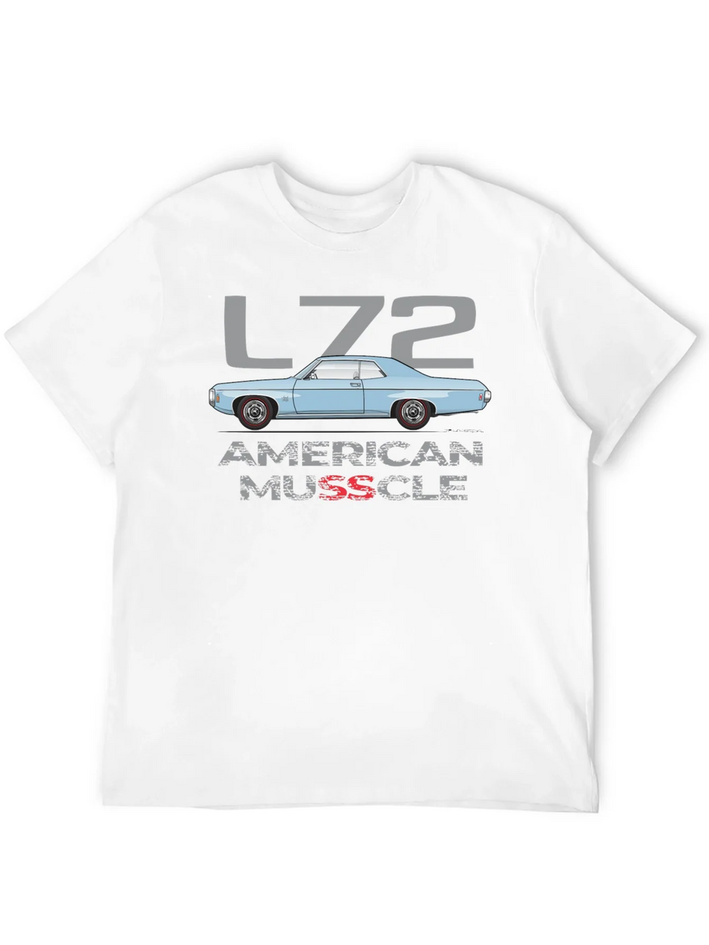L72 American Muscle Car Graphic T-Shirt product image 11