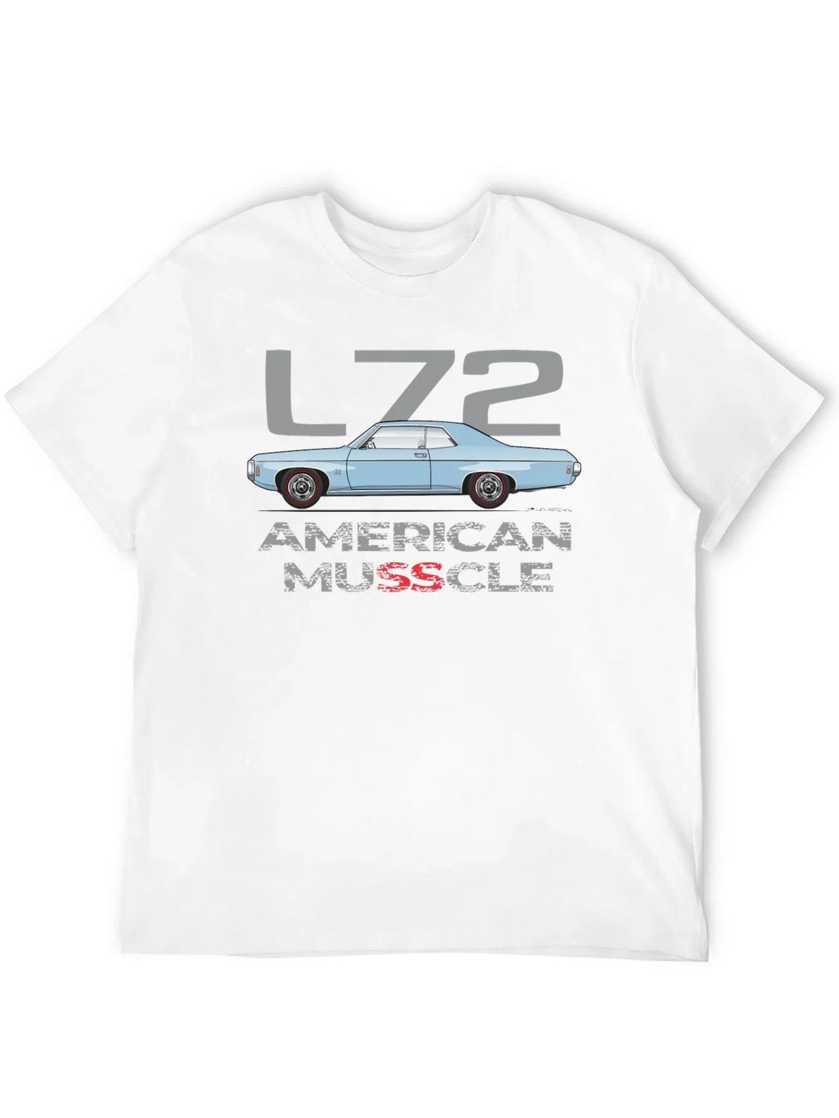 L72 American Muscle Car Graphic T-Shirt product image 11