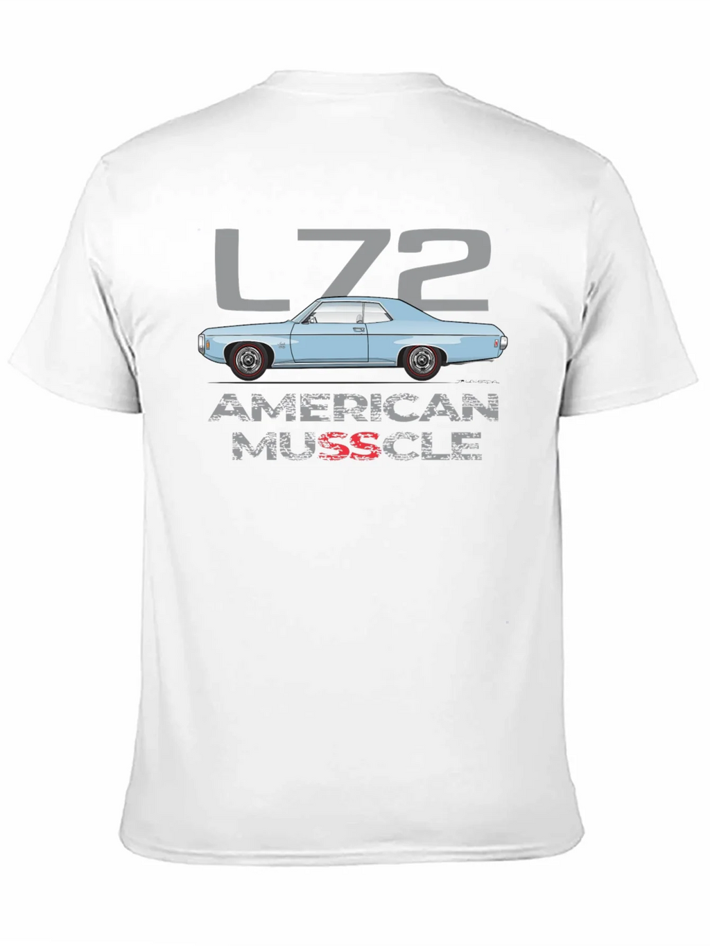 L72 American Muscle Car Graphic T-Shirt product image 10