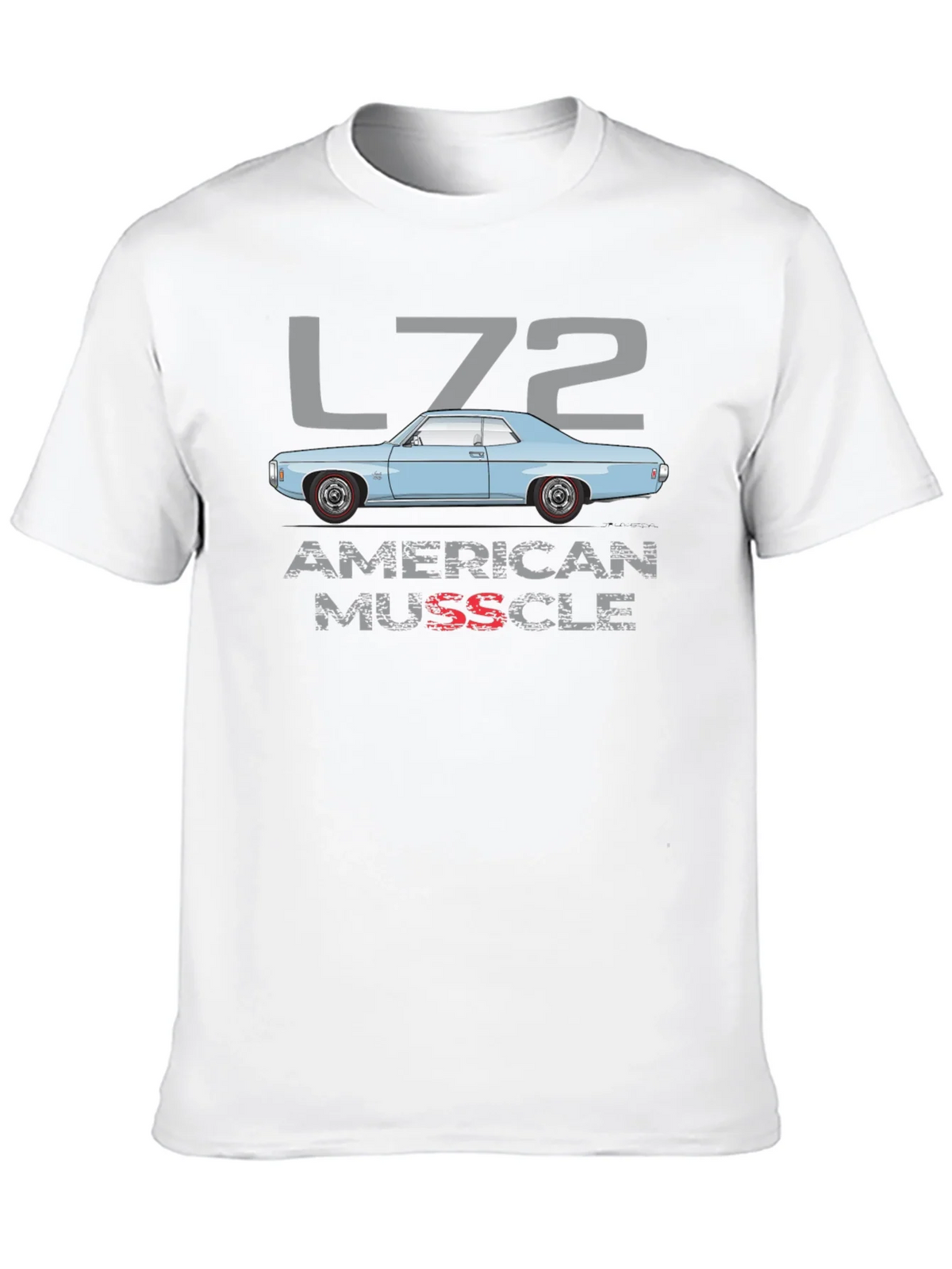 L72 American Muscle Car Graphic T-Shirt product image 9