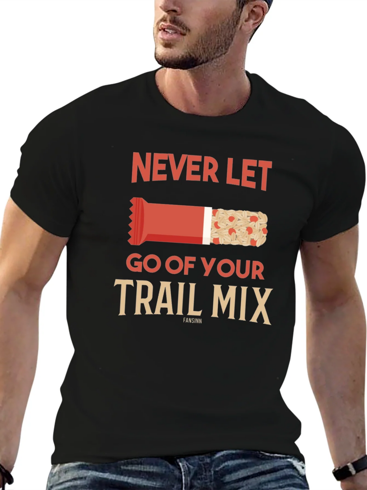 Never Let Go of Your Trail Mix Graphic Tee product image 5