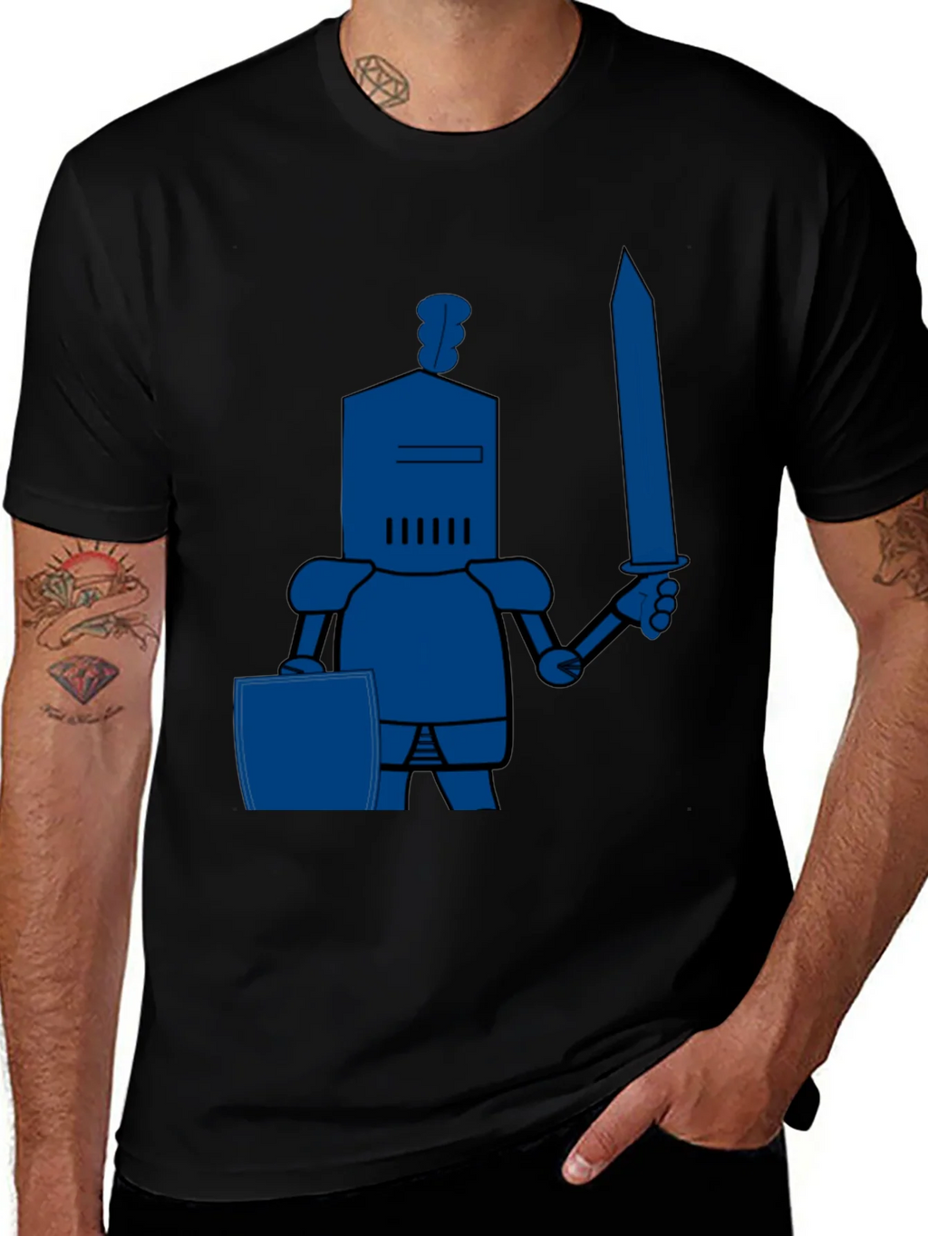 Knight in Shining Blue T-Shirt product image 1
